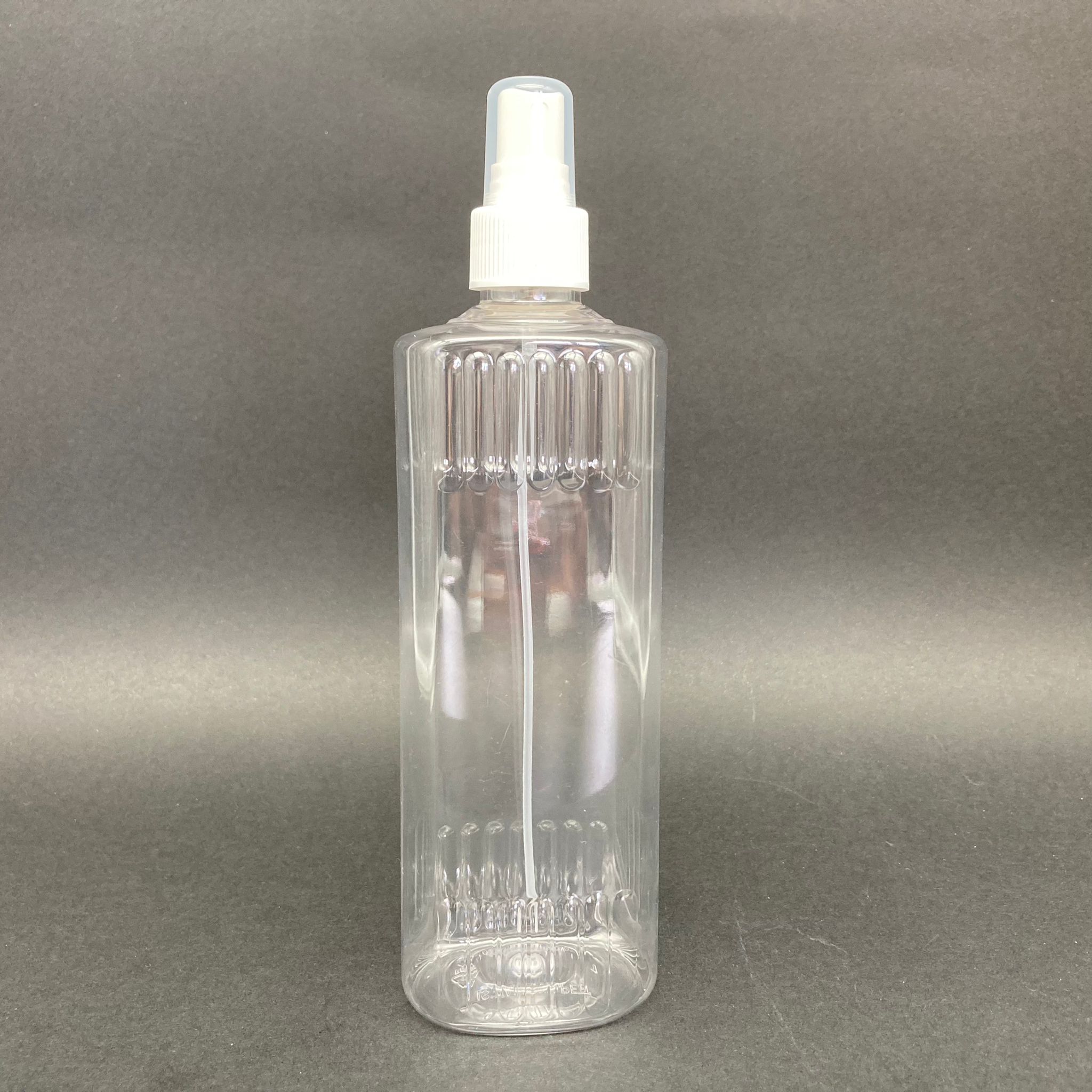 400 Cc Yassı Model Pet Şişe -Beyaz Spreyli - 400 Ml Plastik Spreyli Şişe