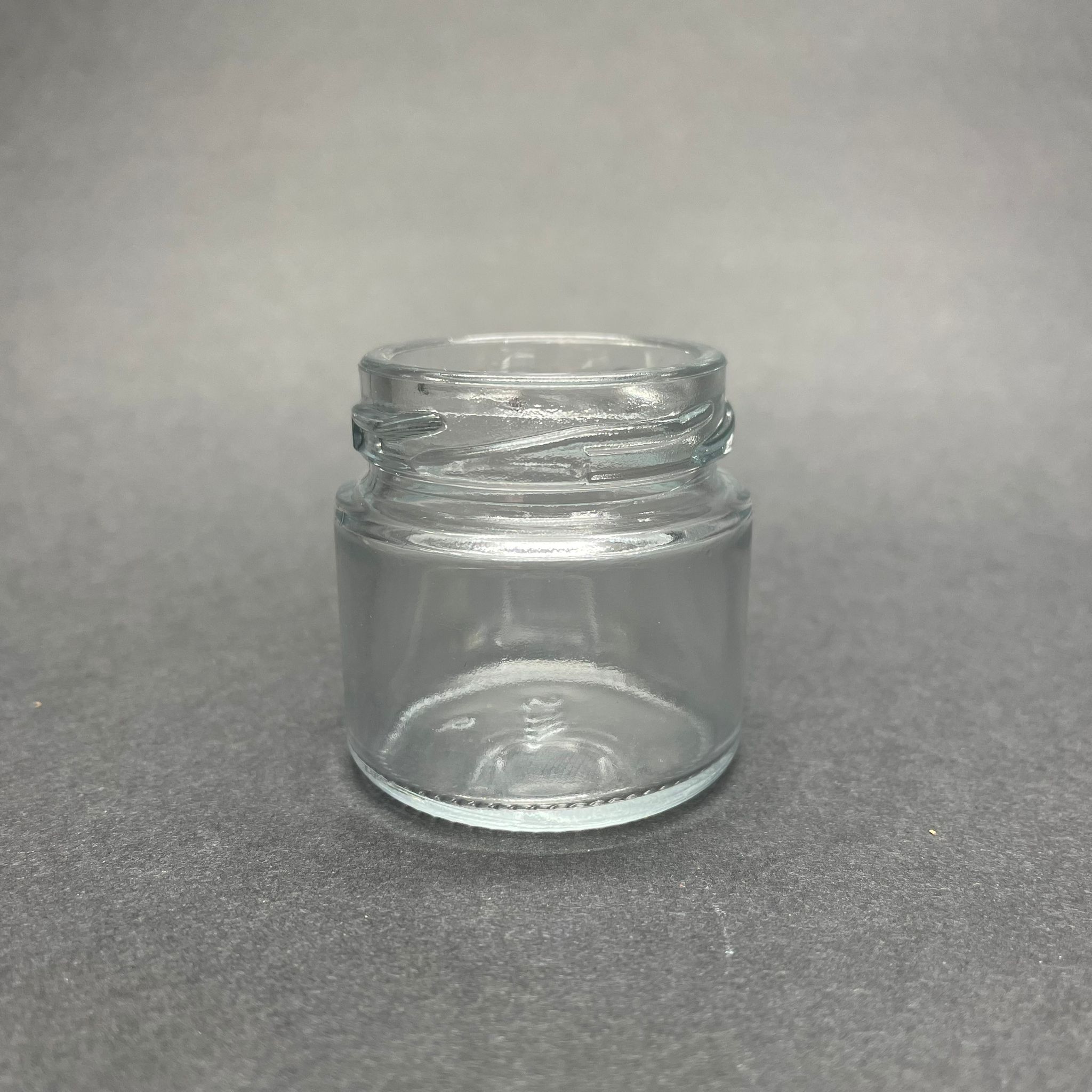 41 Cc Cam Kavanoz (43 Ağız) Kapaksız - 41 Ml Mini Mum Kavanozları (Küt Boyunlu)