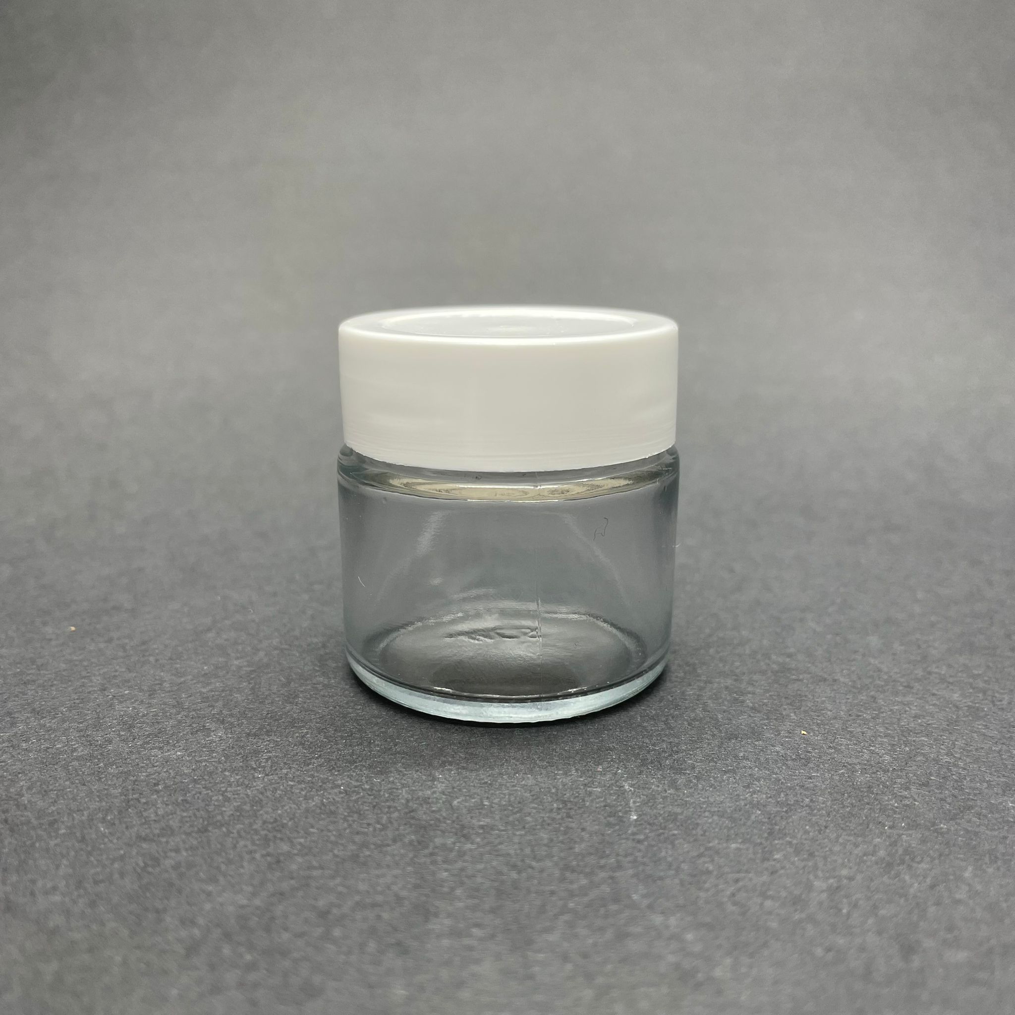 41 Cc Cam Kavanoz - Beyaz Plastik Derin Kapaklı - 41 Ml Mini Mum Kavanozları (Küt Boyunlu)