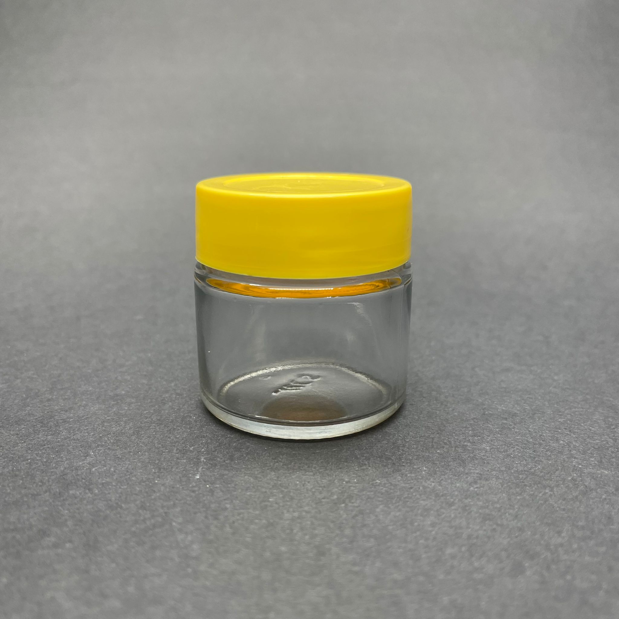 41 Cc Cam Kavanoz - Sarı Plastik Derin Kapaklı - 41 Ml Mini Mum Kavanozları (Küt Boyunlu)