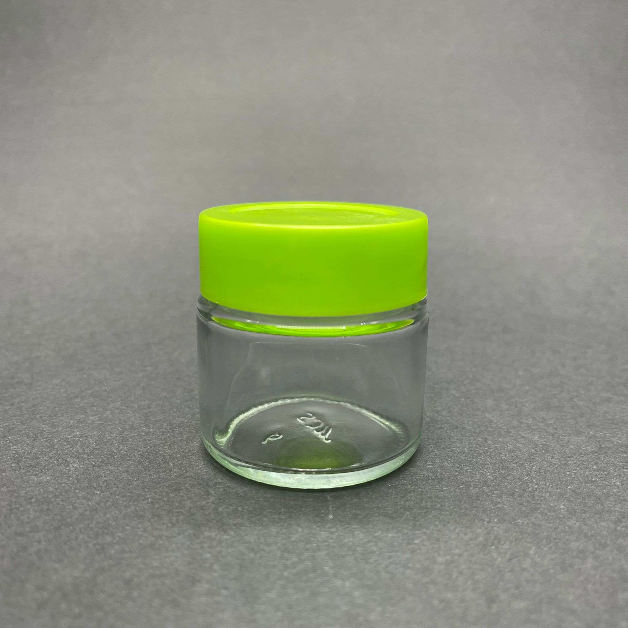 41 Cc Cam Kavanoz - Yeşil Plastik Derin Kapaklı - 41 Ml Mini Mum Kavanozları (Küt Boyunlu)