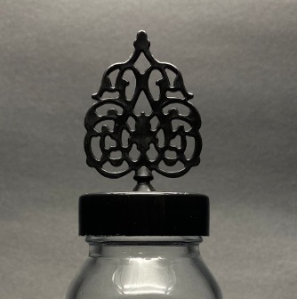 41 Mm Tuğralı Siyah Kapak