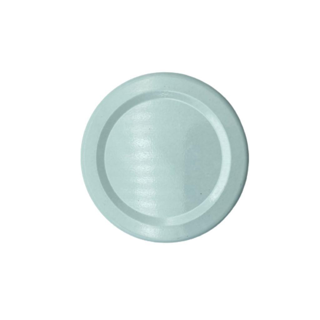 43 Mm Twist-Off Beyaz Metal Kapak