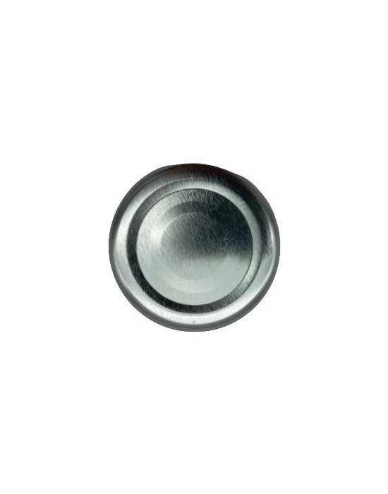 43 Mm Twist-Off Gümüş Metal Kapak