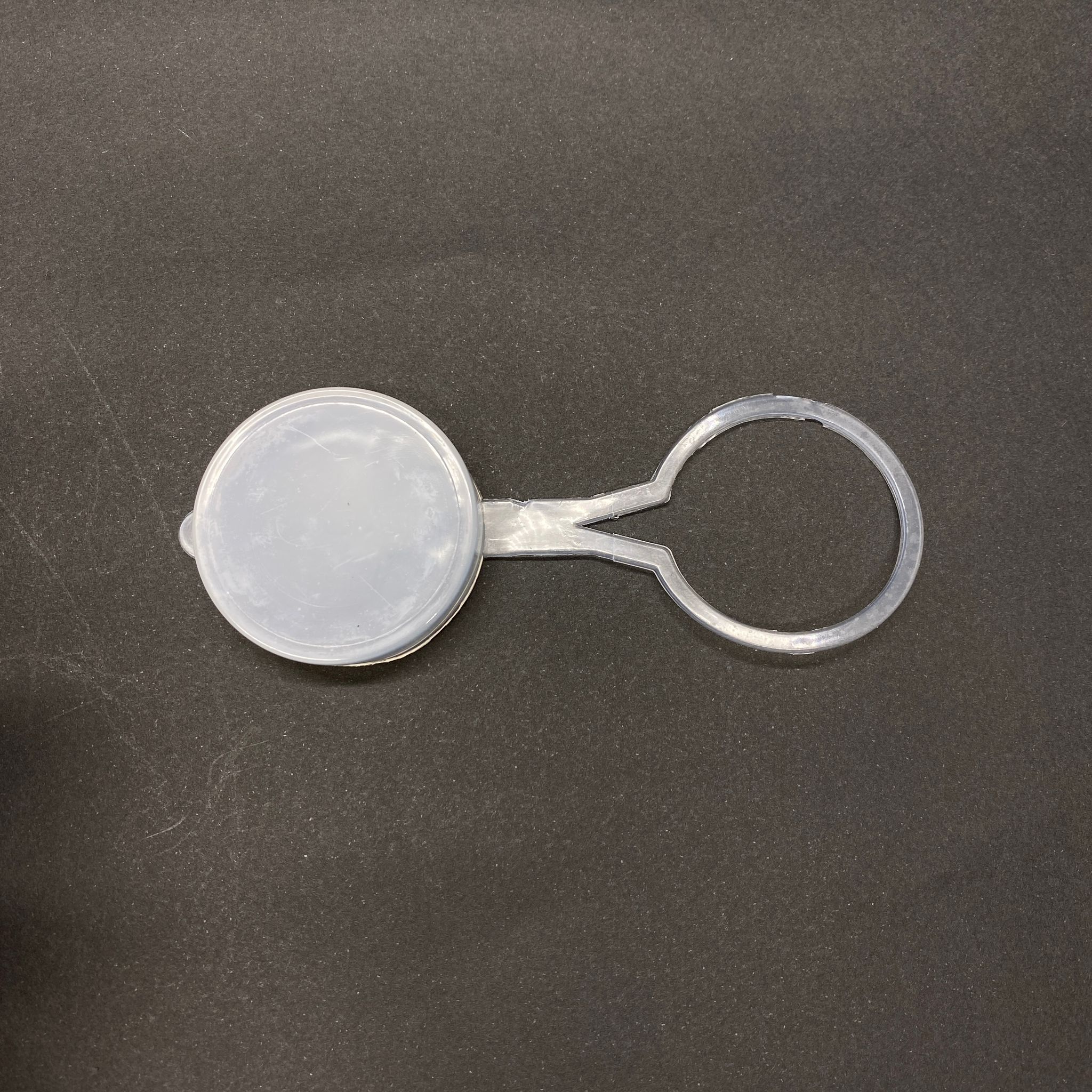 44/11 Mm Plastik Ayran Kapağı Şeffaf Geçmeli Kapak - Cam Süt Şişesi Kapağı - Sütaş Cam Ayran Şişesi Kapağı