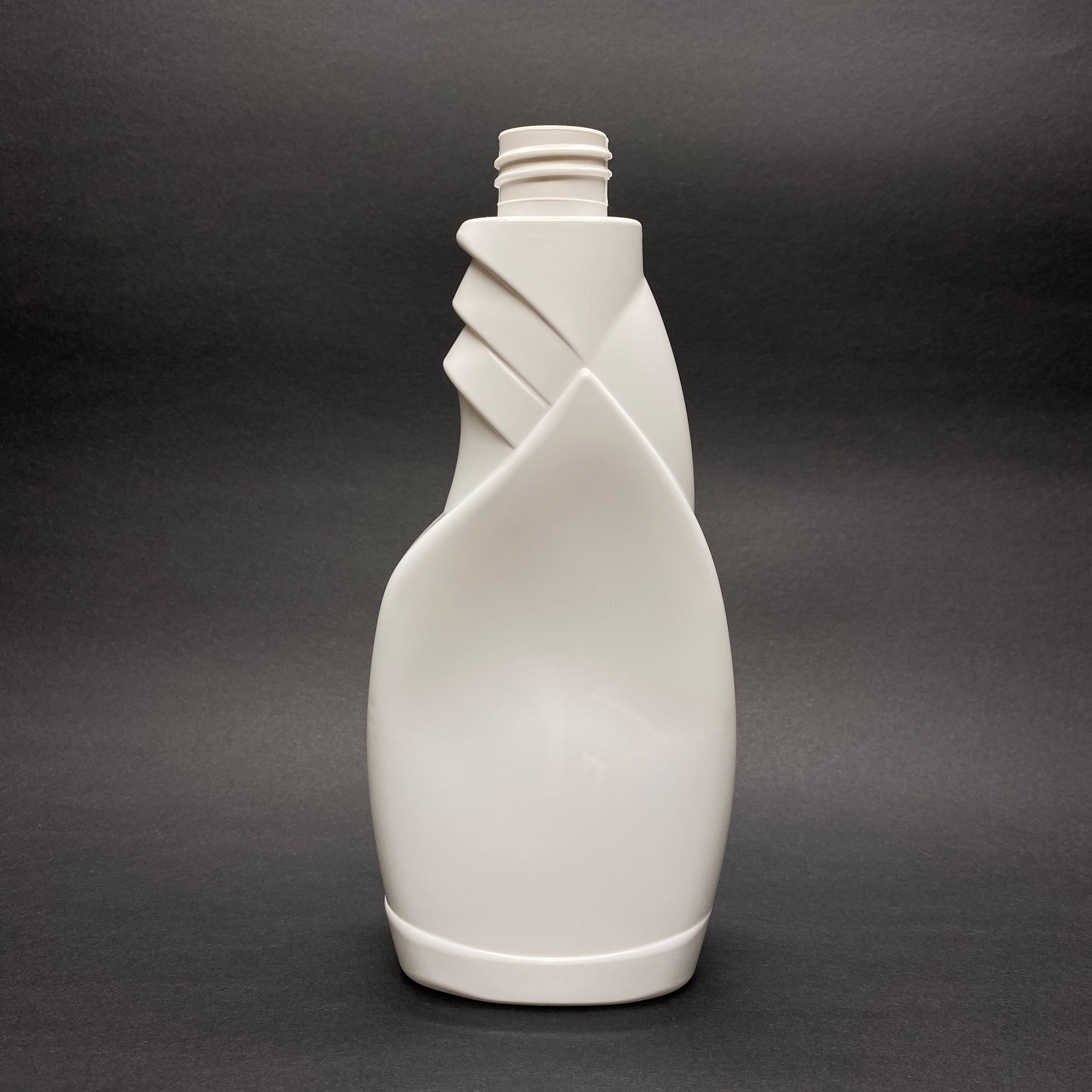 450 Cc Beyaz Yassı Pet Şişe Kapaksız (28 Ağız) - 450 Ml Boş Cam Sil Şişesi - Yassı Camsil Şişesi