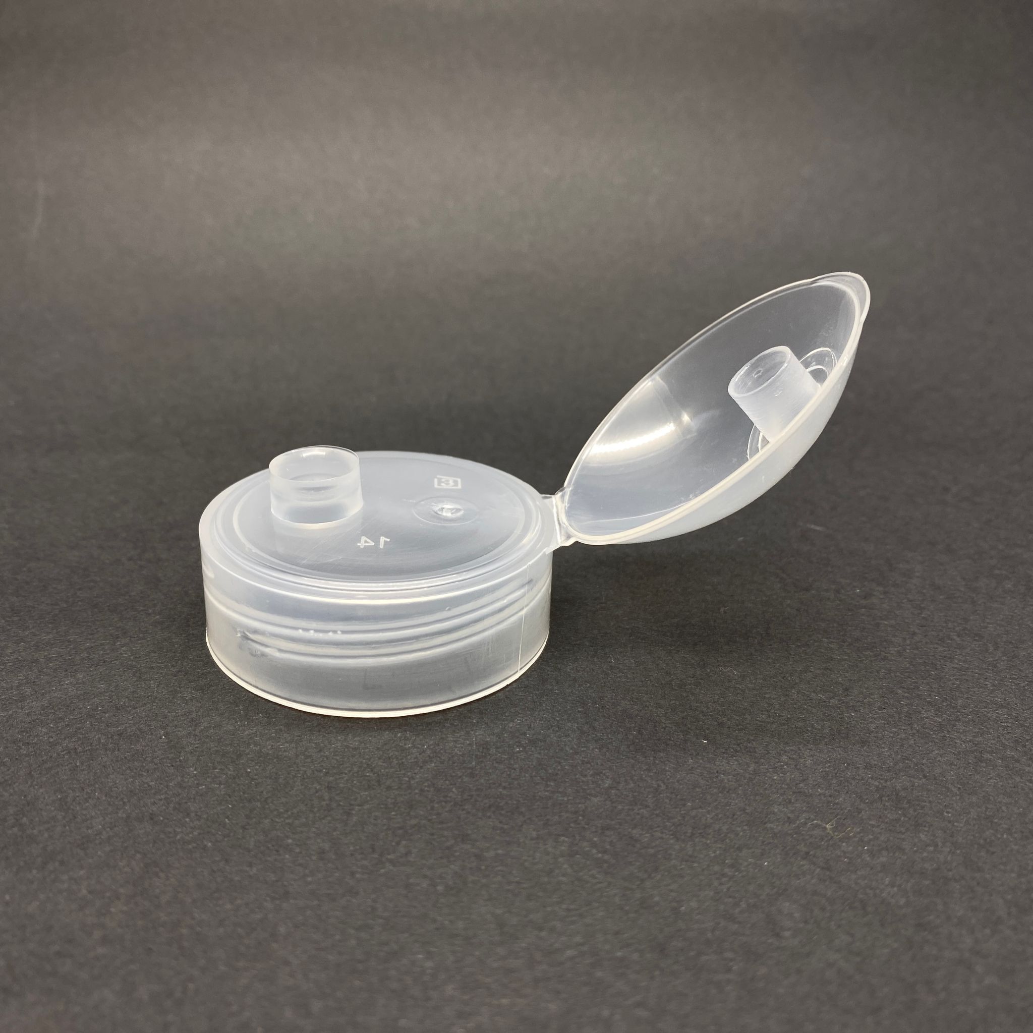 48 Mm Fliptop Kapak - Açılır Kapanır Kapak Şeffaf - 48 Mm Deterjan Kapağı