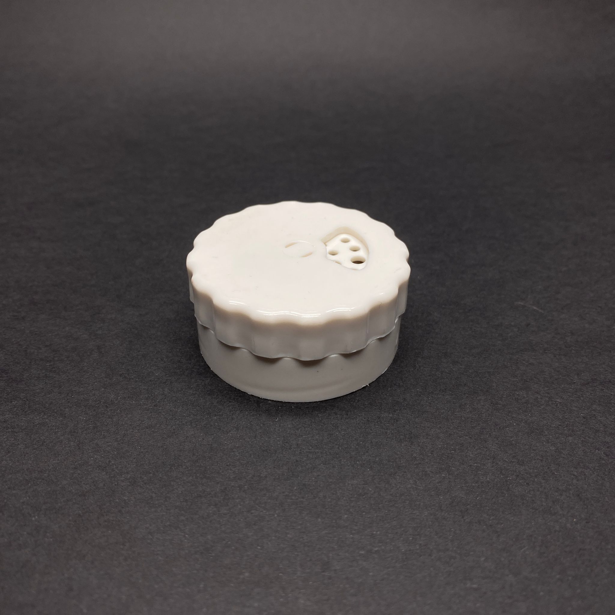 48 Mm Plastik Tuzluk Ve Baharatlık Kapağı - Baharat Kapak - Tuzluk Kapak - Beyaz