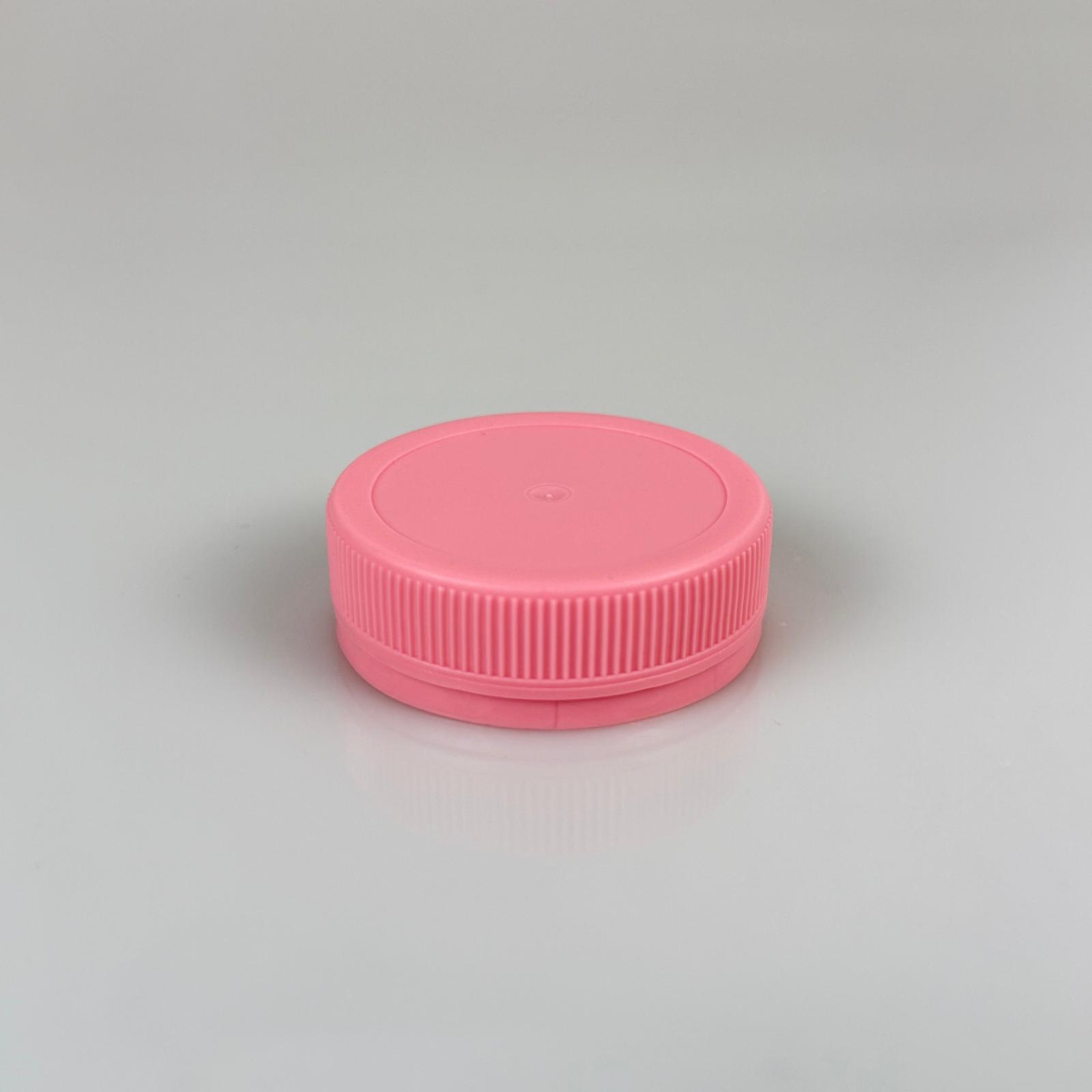 48 Mm Vidalı Kilitli Plastik Kapak Pembe- 5 Litre Su Peti Kapağı - 10 Litre Su Peti Kapağı - Kilitli - Sk 48/17-4 Mo 3T Bericap Kapak