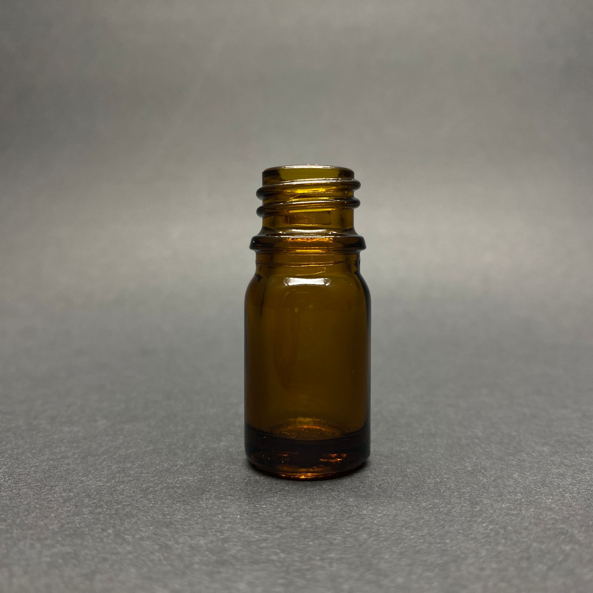 5 Cc Amber Cam Şişe Kapaksız (18 Ağız) - 5 Ml Cam Şişe - Kahverengi