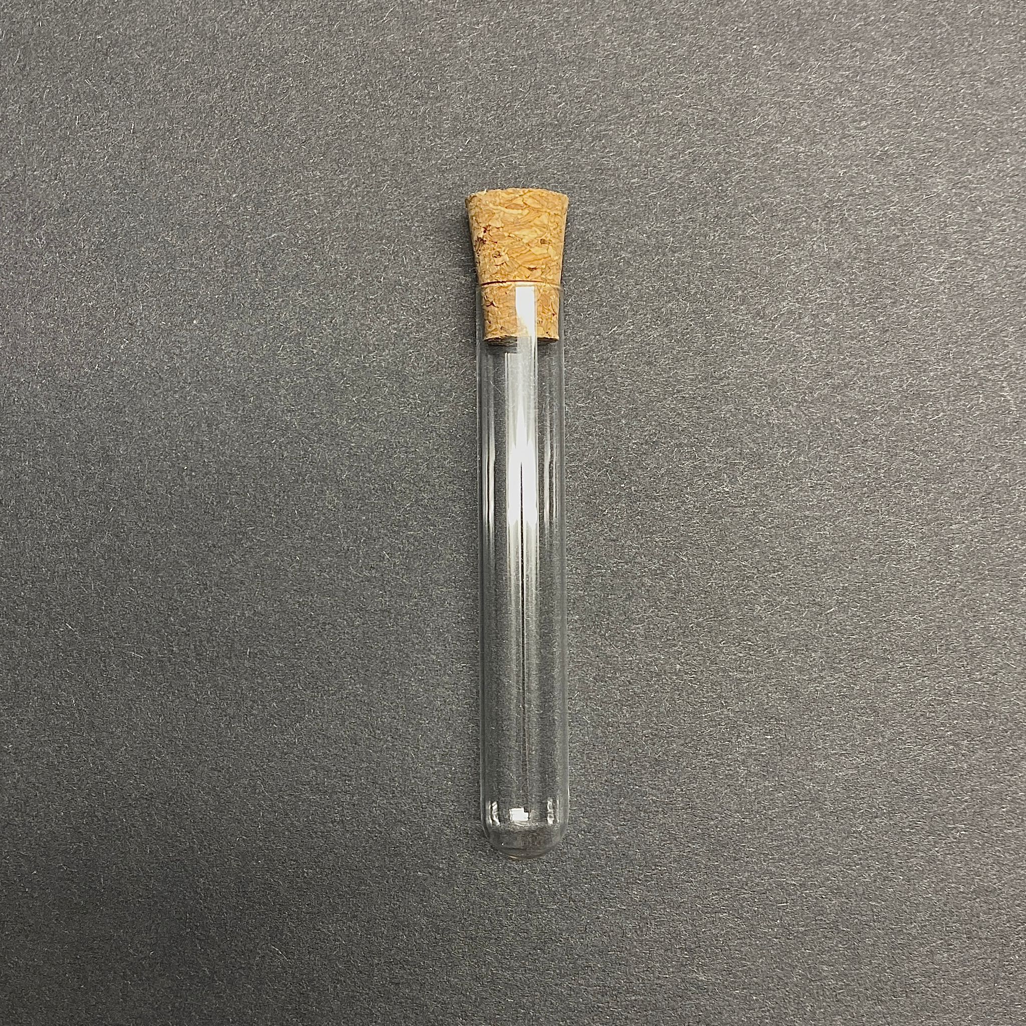 5 Cc Cam Deney Tüpü (8,7 Cm) + Mantar Tıpa + 5 Ml Cam Tüp