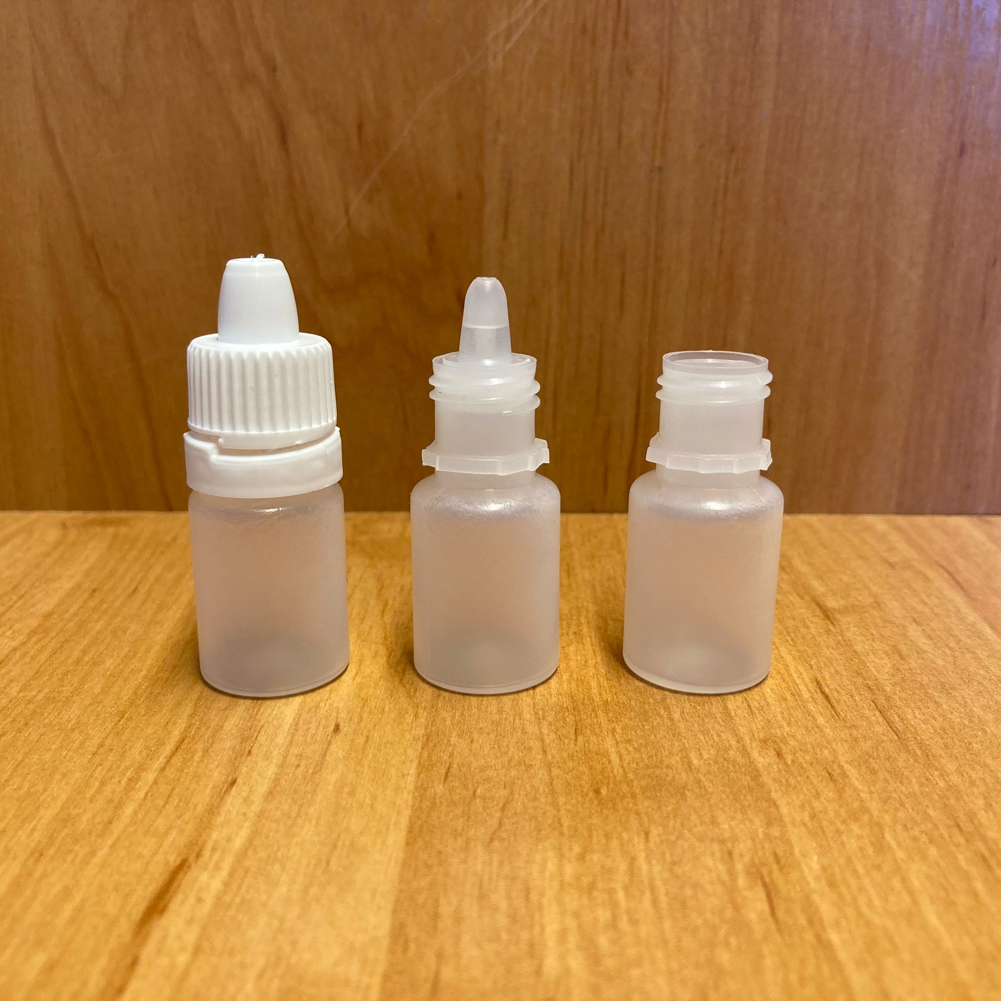 5 Cc Göz Damlası Şişesi Natürel Renk (Yarı Saydam) - Akıtıcılı - Kilitli Kapaklı - 5 Ml Damlalıklı Plastik Şişe - Kozmetik Ambalaj - Damlalıklı Boş Şişe