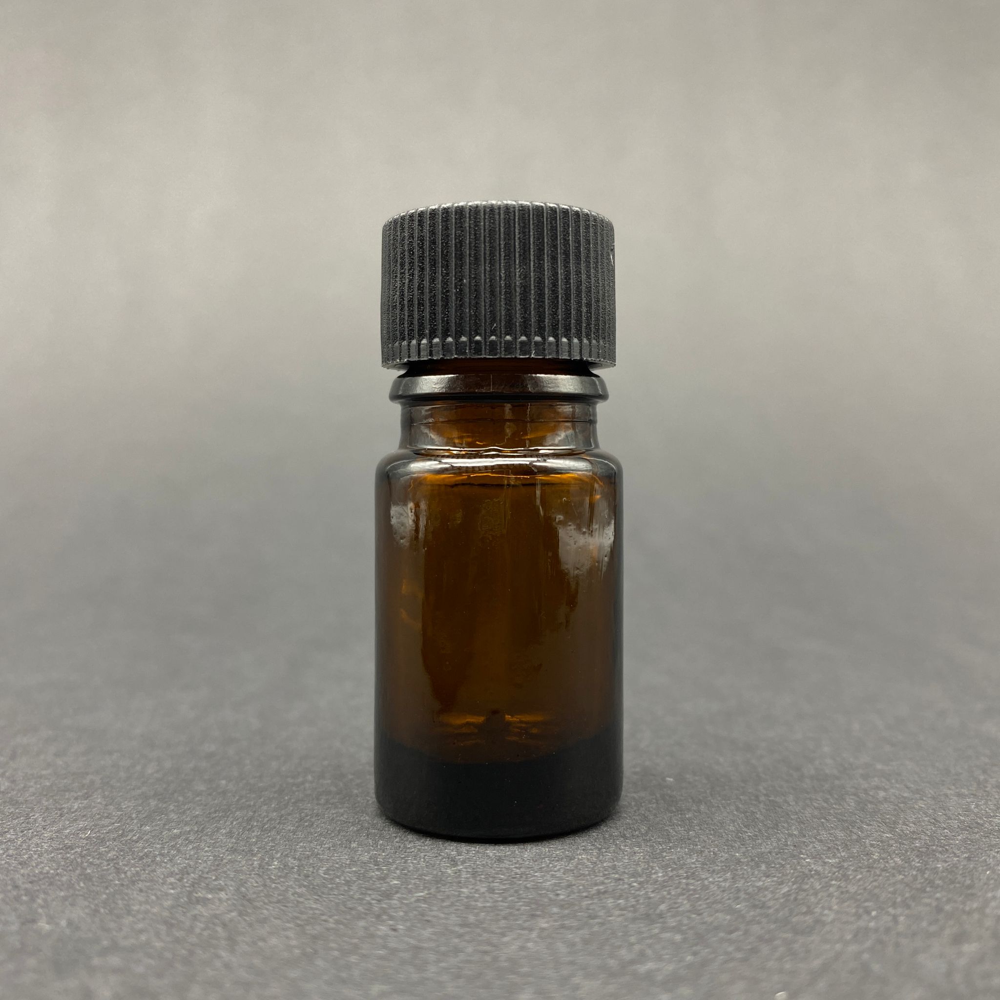 5 Cc Kahverengi Cam Şişe - Siyah Kapaklı - 5 Ml Amber Standart Cam Şişe