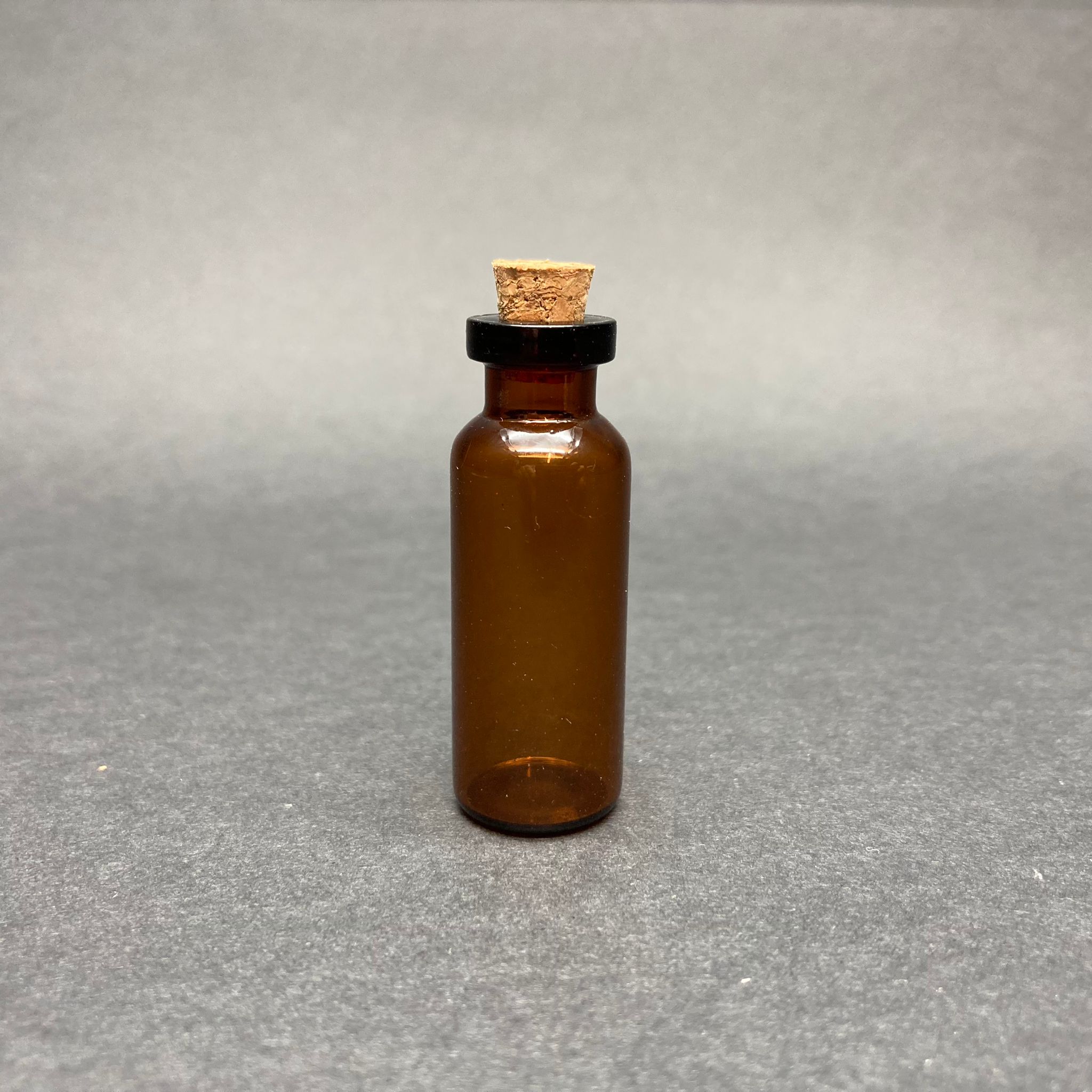 5 Cc Mini Cam Şişe Amber - Mantar Tıpalı - 5 Ml Çekme Cam - Üfleme Cam - İnce Cam Şişe