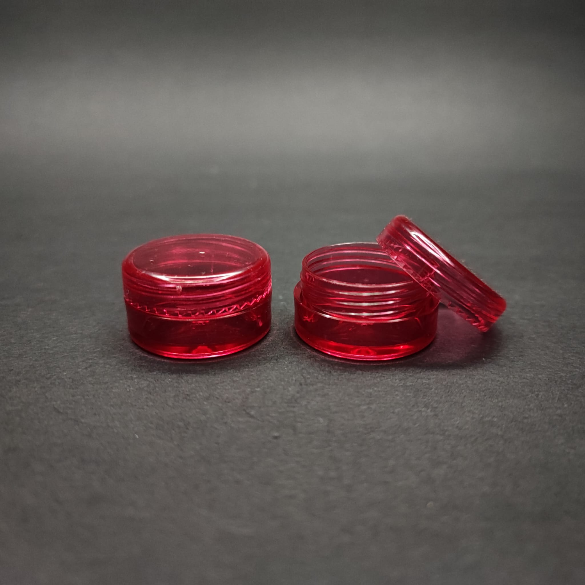 5 Cc Pembe Yarı Saydam Mika Krem Kavanozu - Kapaklı - 5 Ml Mika Krem Kavanozu - Ufak Plastik Kavanoz - Akrilik Kavanoz - Küçük Kavanoz - Mini Kavanoz - Kısa