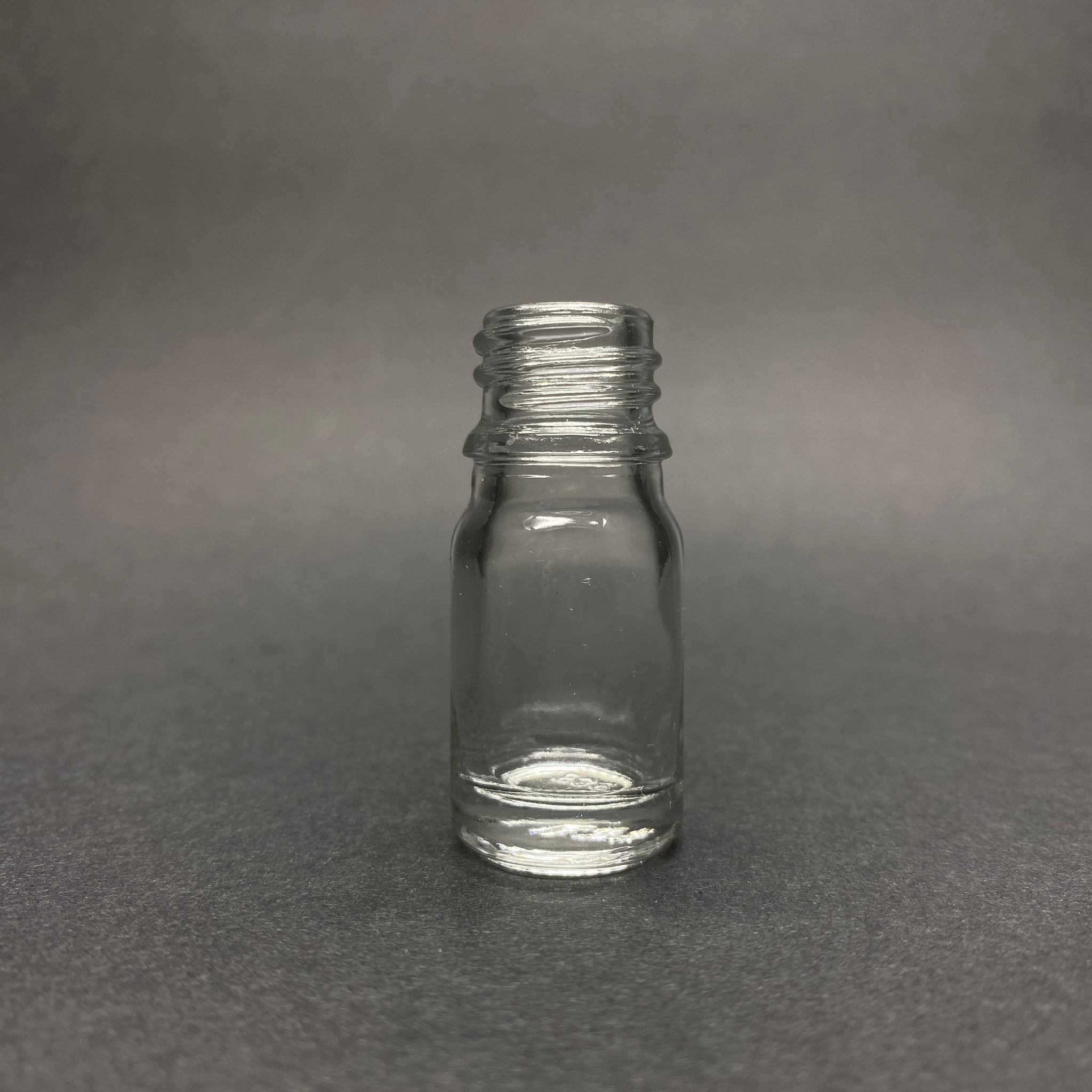 5 Cc Şeffaf Cam Şişe Kapaksız (18 Ağız) - 5 Ml Cam Şişe - Saydam