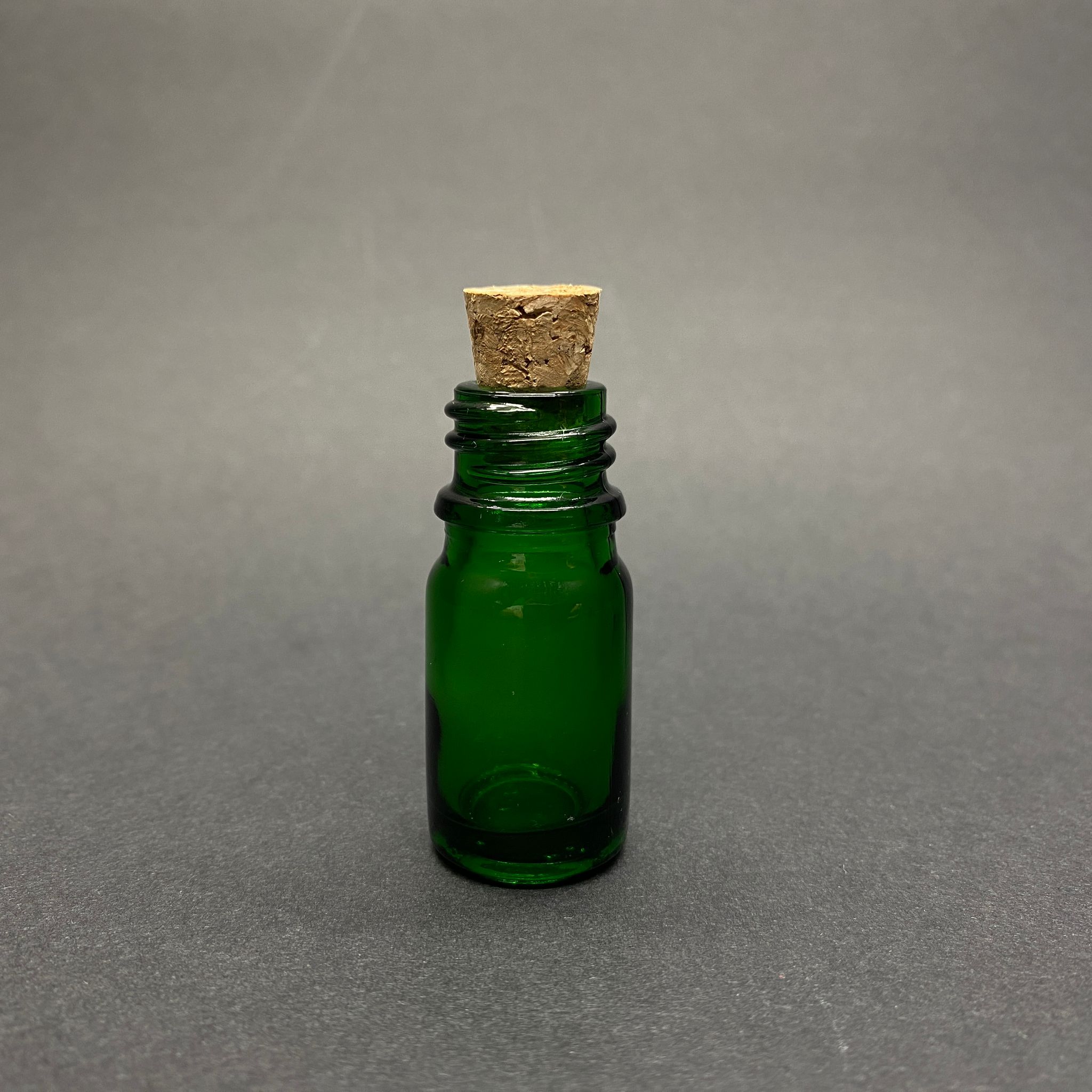 5 Cc Yeşil Cam Şişe - Mantar Tıpalı - 5 Ml Yeşil Mantarlı Cam Şişe