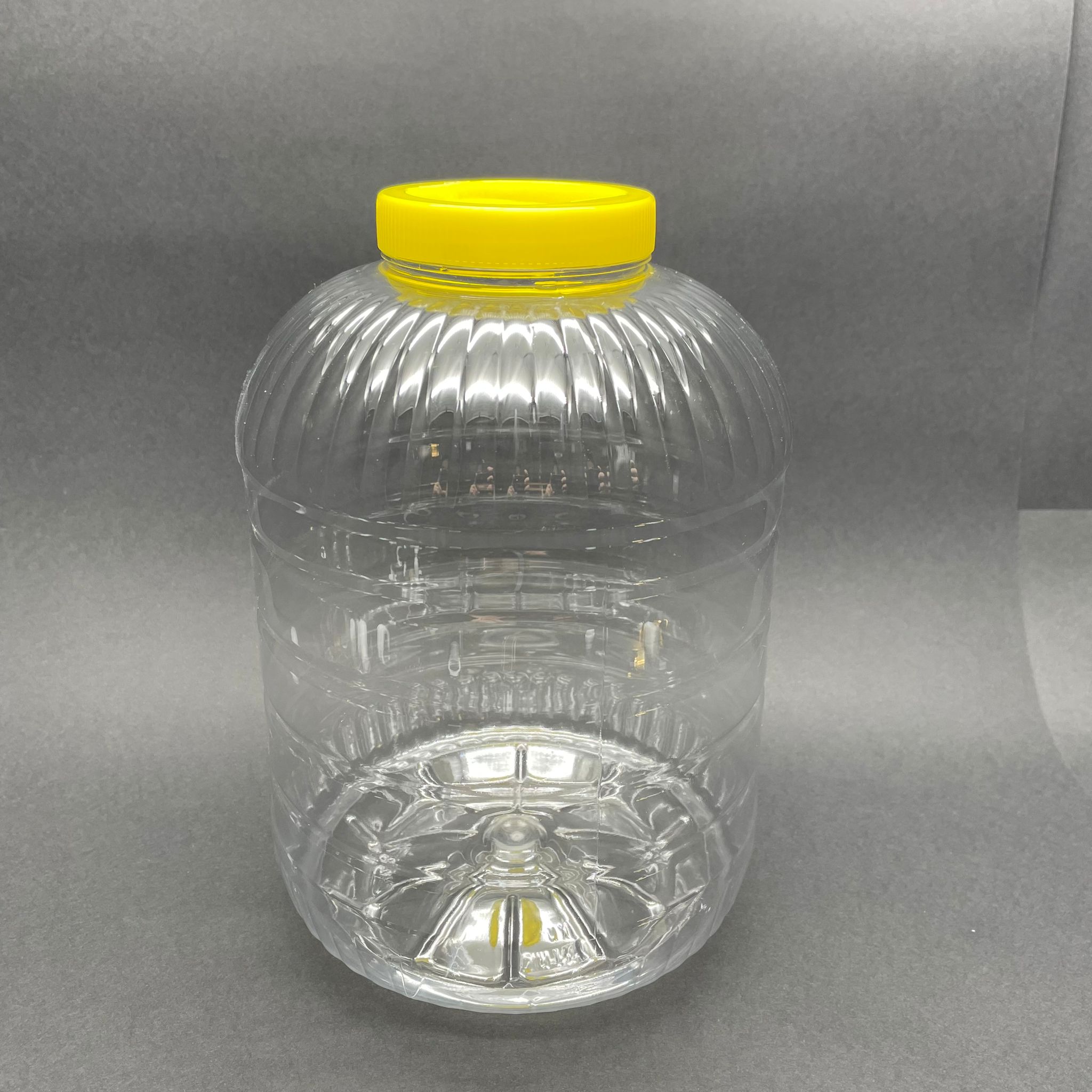 5 Lt Pet Kavanoz - Eko - Sarı Kapaklı - 5 Litre Pet Bidon - 5000 Cc Domby Pet Kavanoz