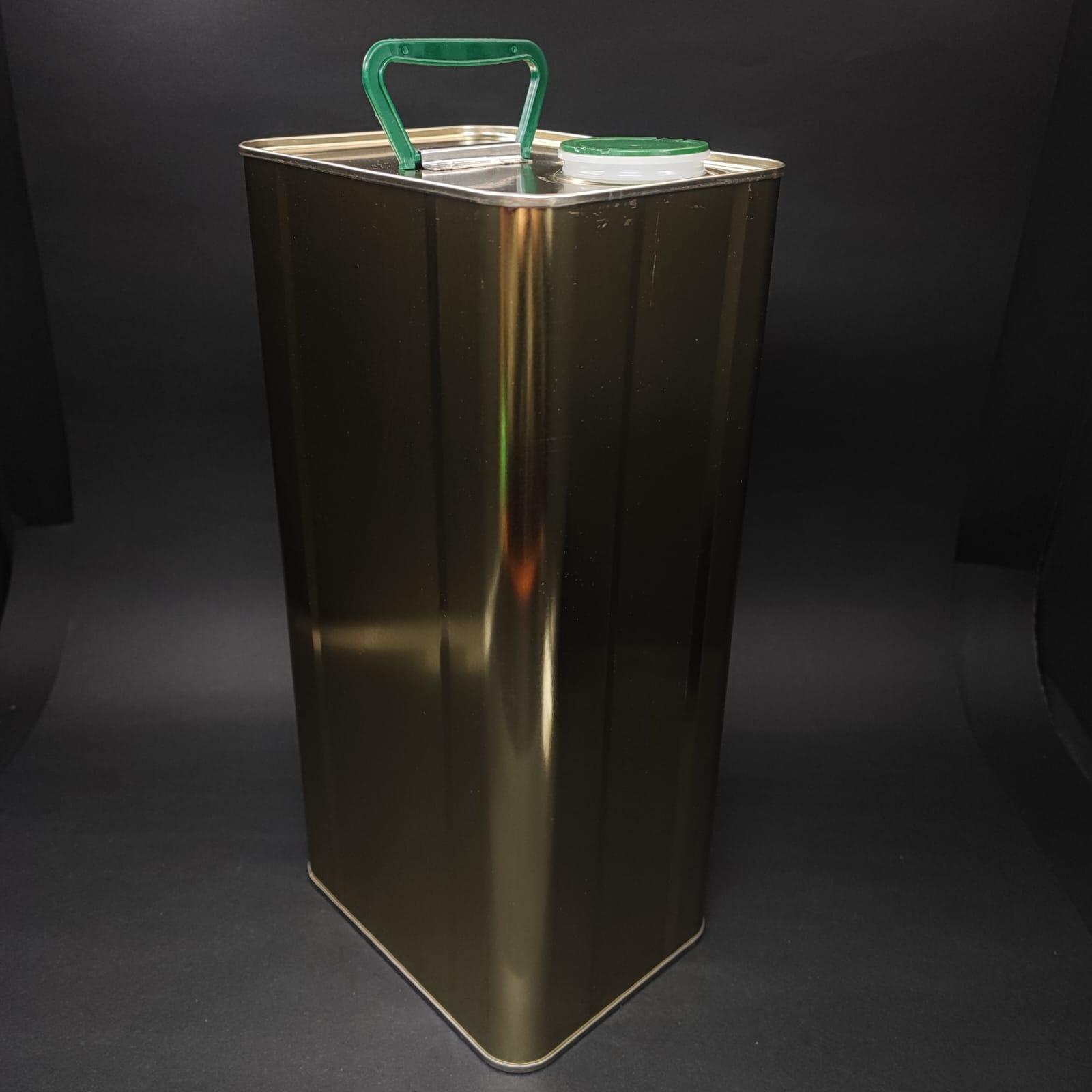 5 Lt Yağ Tenekesi - Gold - 5000 Cc Zeytinyağ Tenekesi - Kapaklı