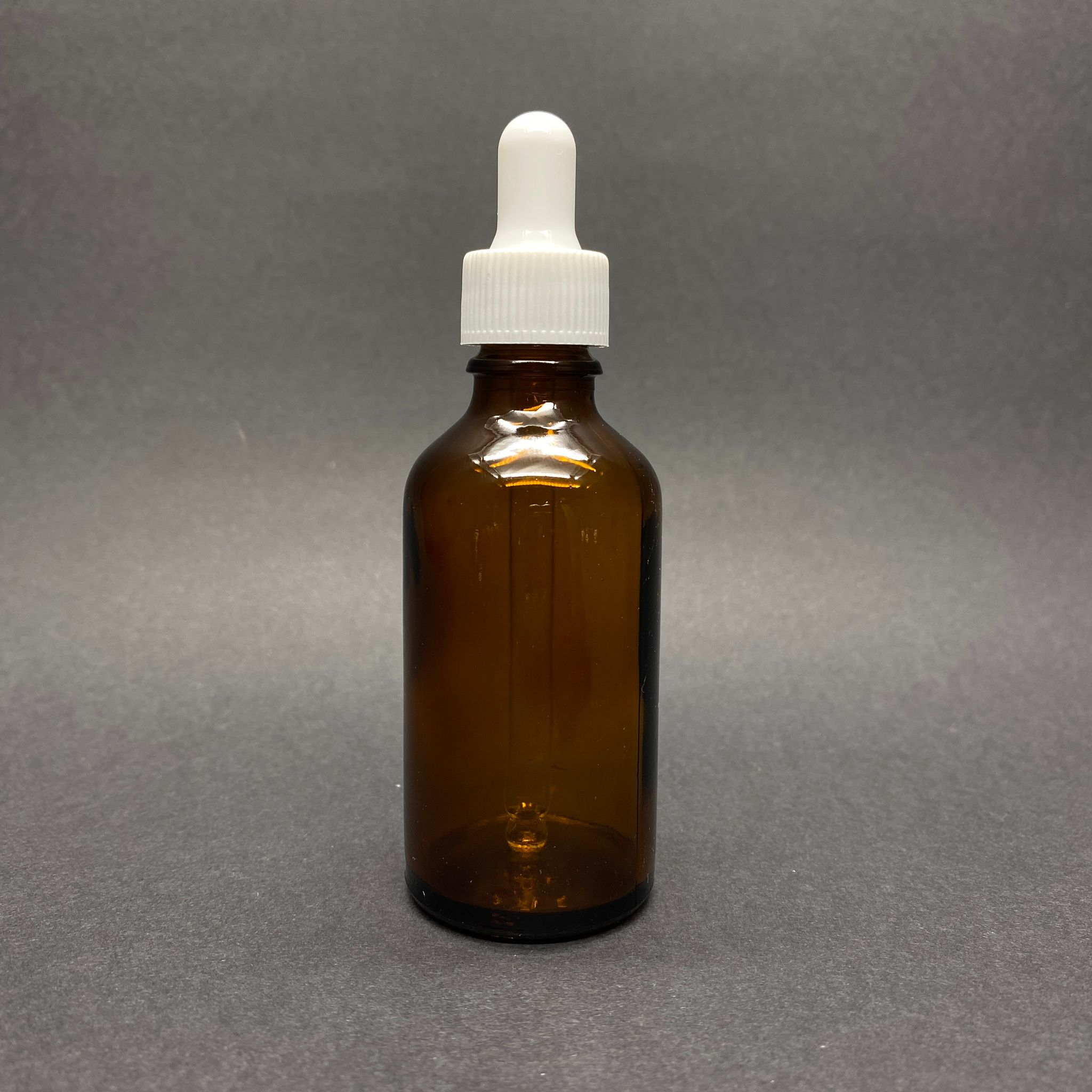 50 Cc Amber Cam Damlalıklı Şişe - Beyaz Emzik - Beyaz Plastik Kapak - 50 Ml Kahverengi Cam Damlalıklı Şişe