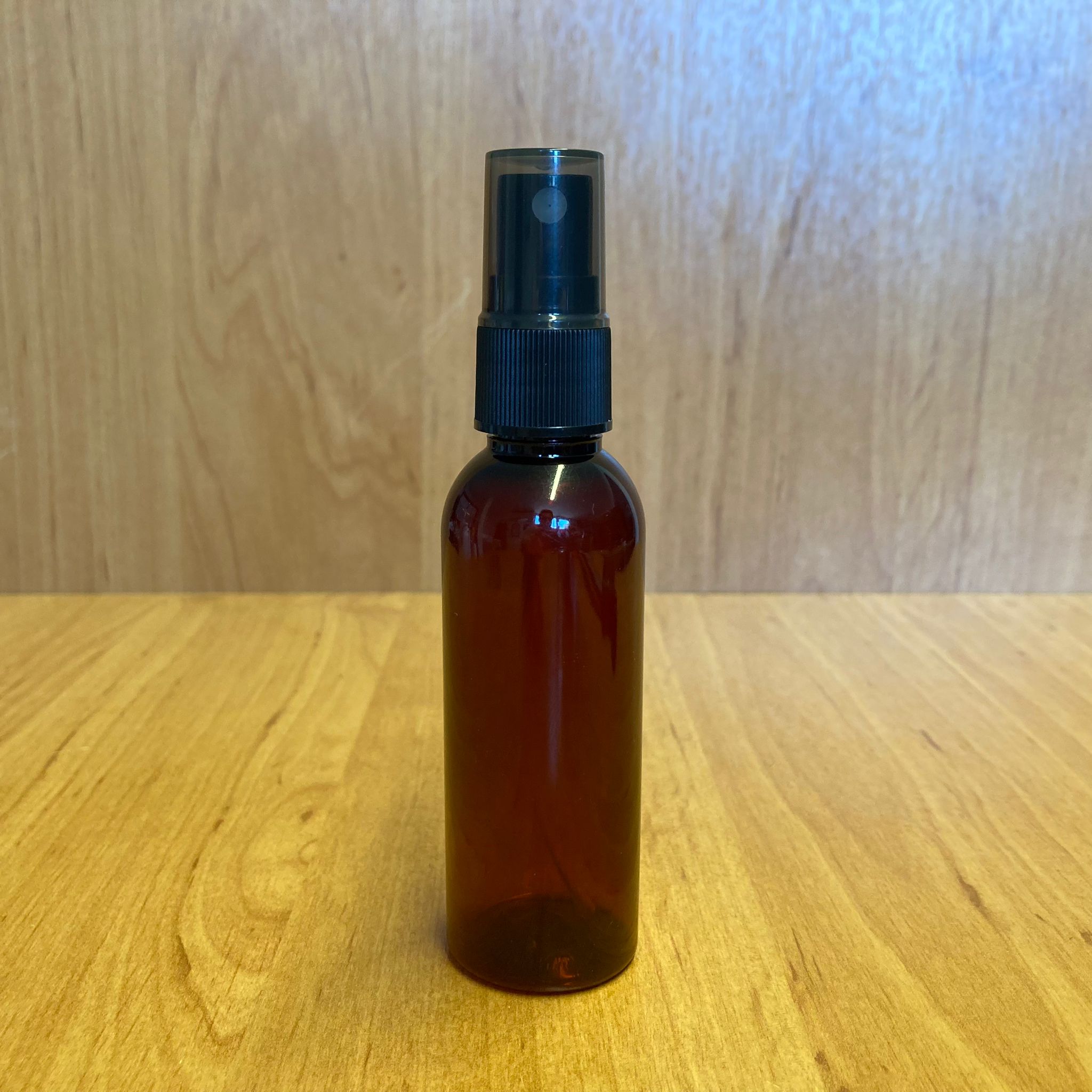 50 Cc Amber Plastik Şişe - Siyah Spreyli Takım - 50 Ml Spreyli Kahverengi Plastik Şişe