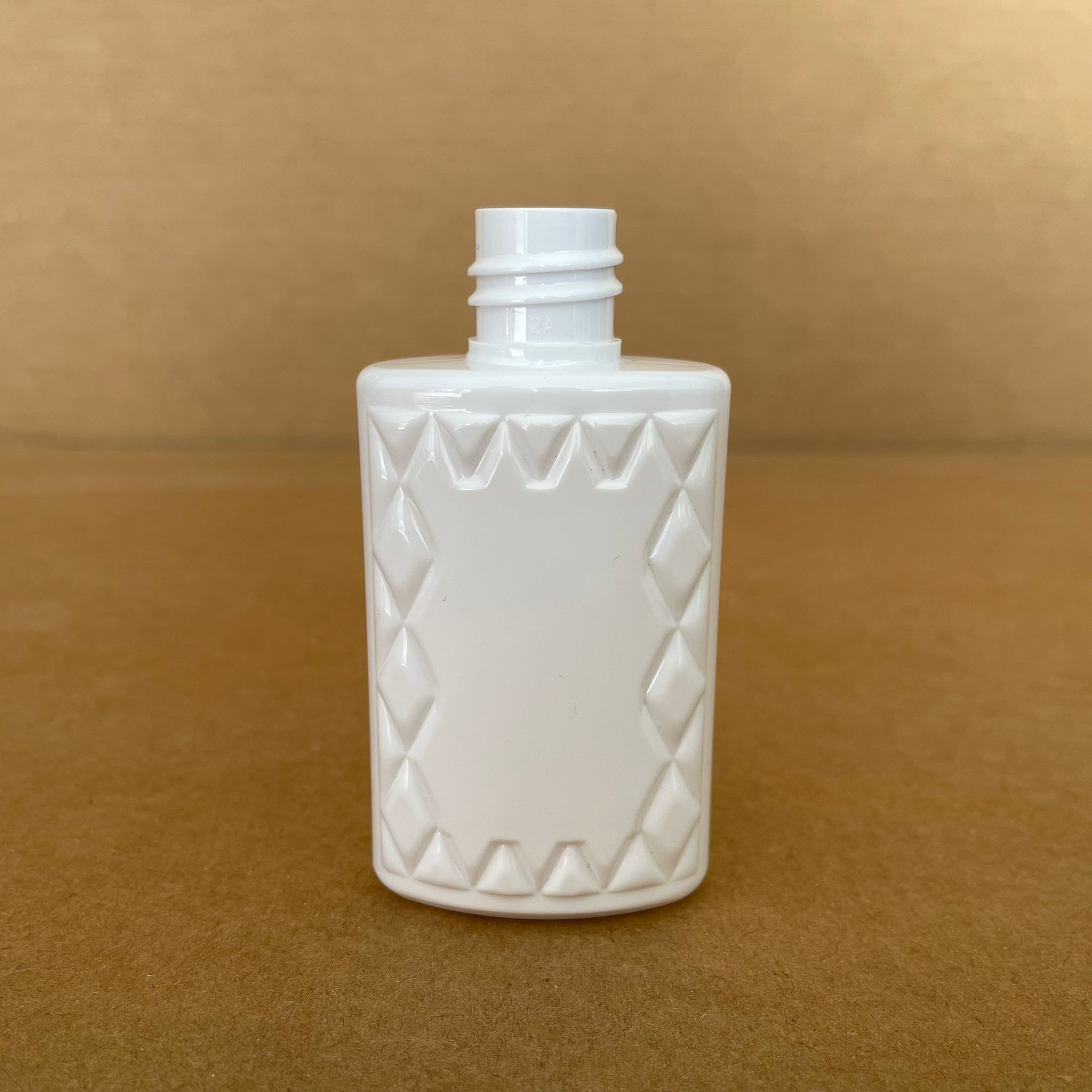 50 Cc Beyaz Pet Köşeli Parfüm Şişesi  - 18 Ağız - 50 Ml Plastik Parfüm - Kolonya Şişesi