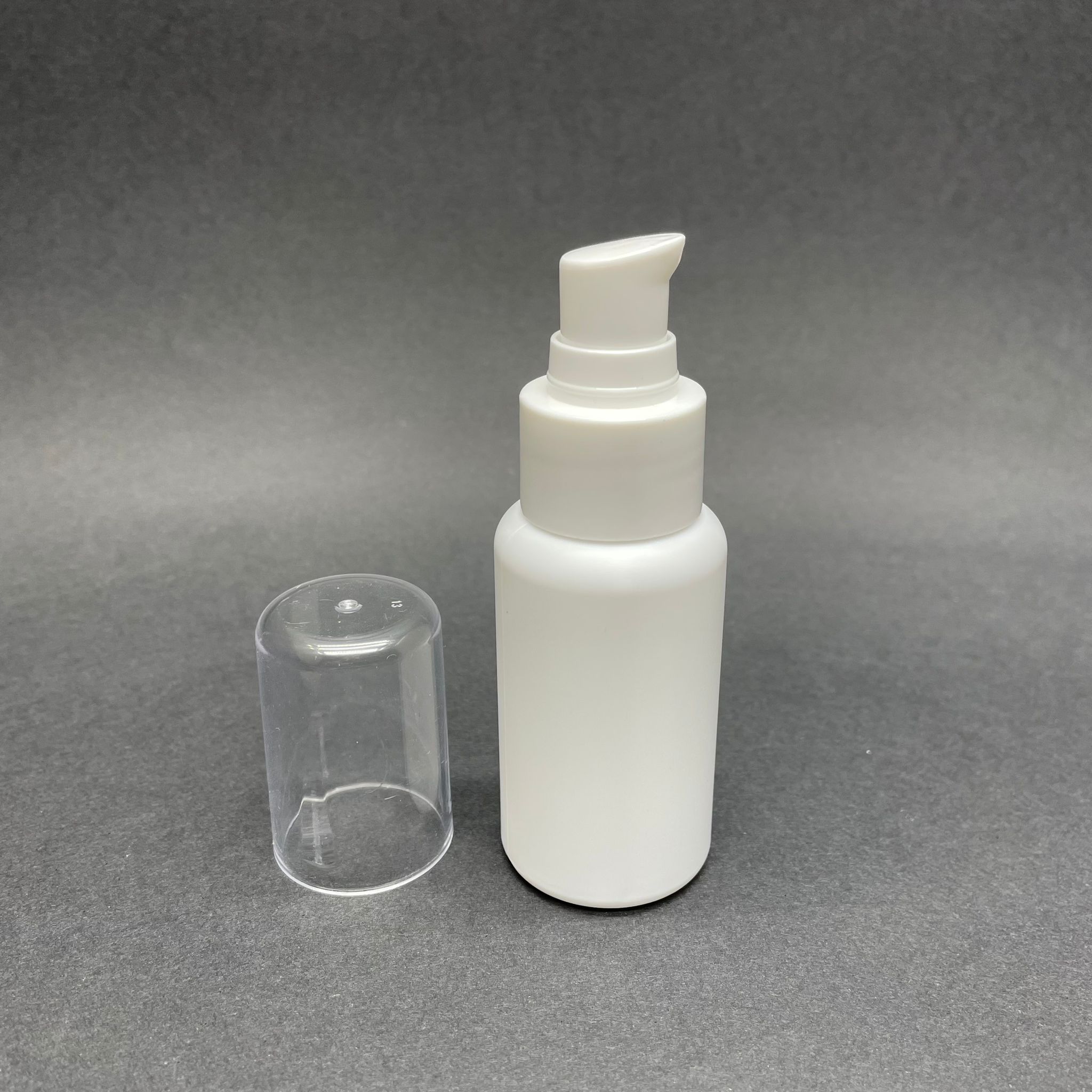 50 Cc Beyaz Polietilen Plastik Şişe - Beyaz Losyon Pompalı - 50 Ml Pompalı Plastik Şişe
