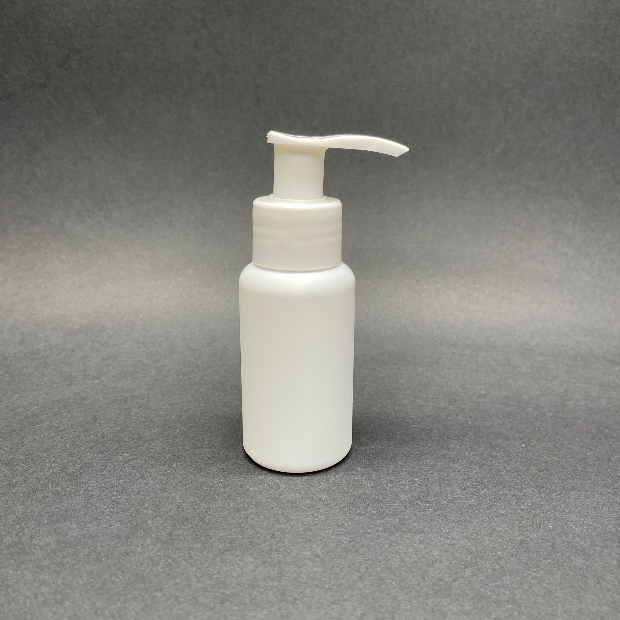 50 Cc Beyaz Polietilen Plastik Şişe - Beyaz Pompalı - 50 Ml Pompalı Plastik Şişe