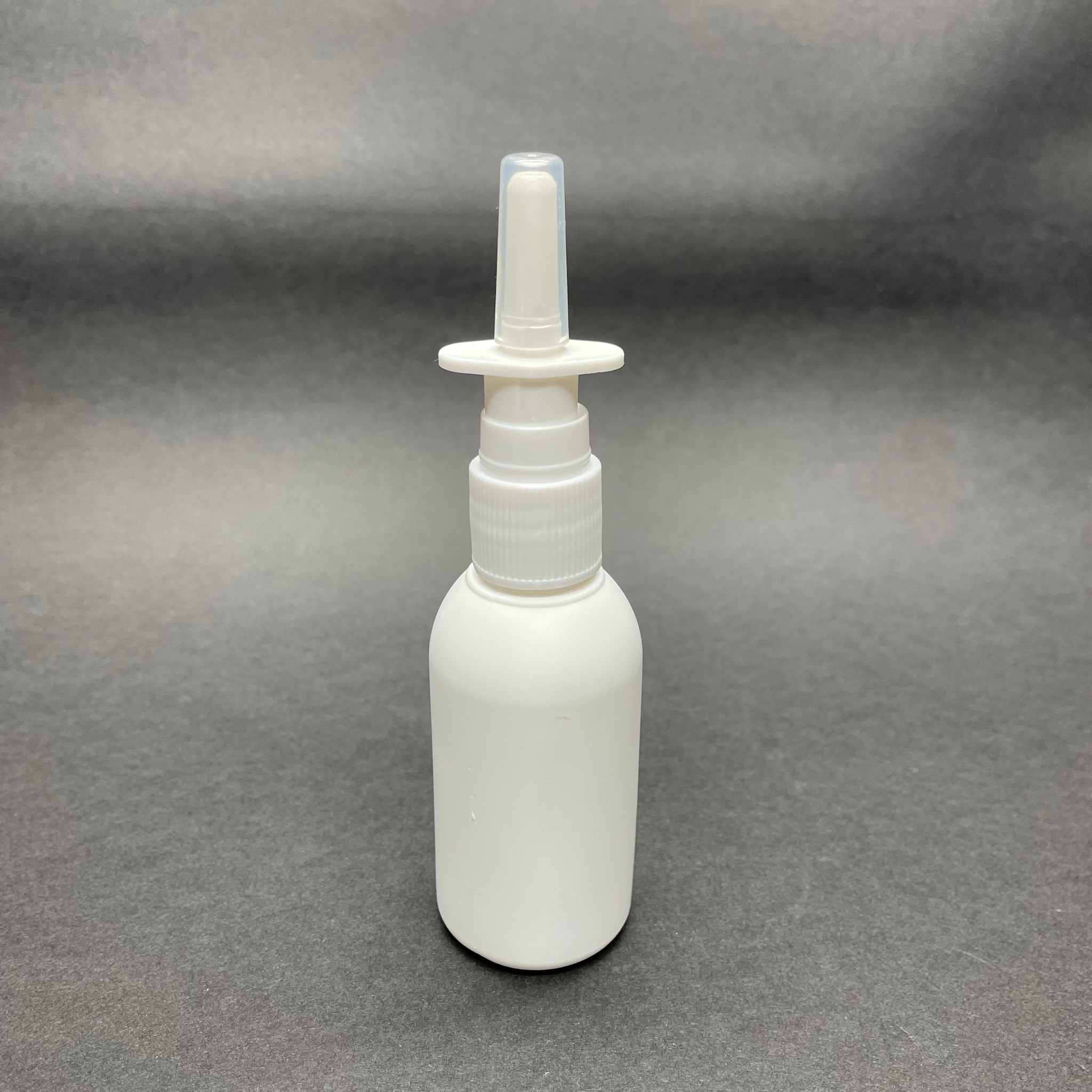 50 Cc Beyaz Polietilen Şişe - Beyaz Nazal Burun Spreyli  - 50 Ml Polietilen Şişe
