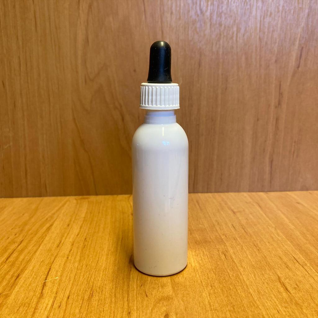 50 Cc Beyaz Silindir Plastik Cam Damlalıklı Şişe - Siyah Emzik - Beyaz Plastik Kapak - 50 Ml Plastik Cam Damlalıklı Şişe