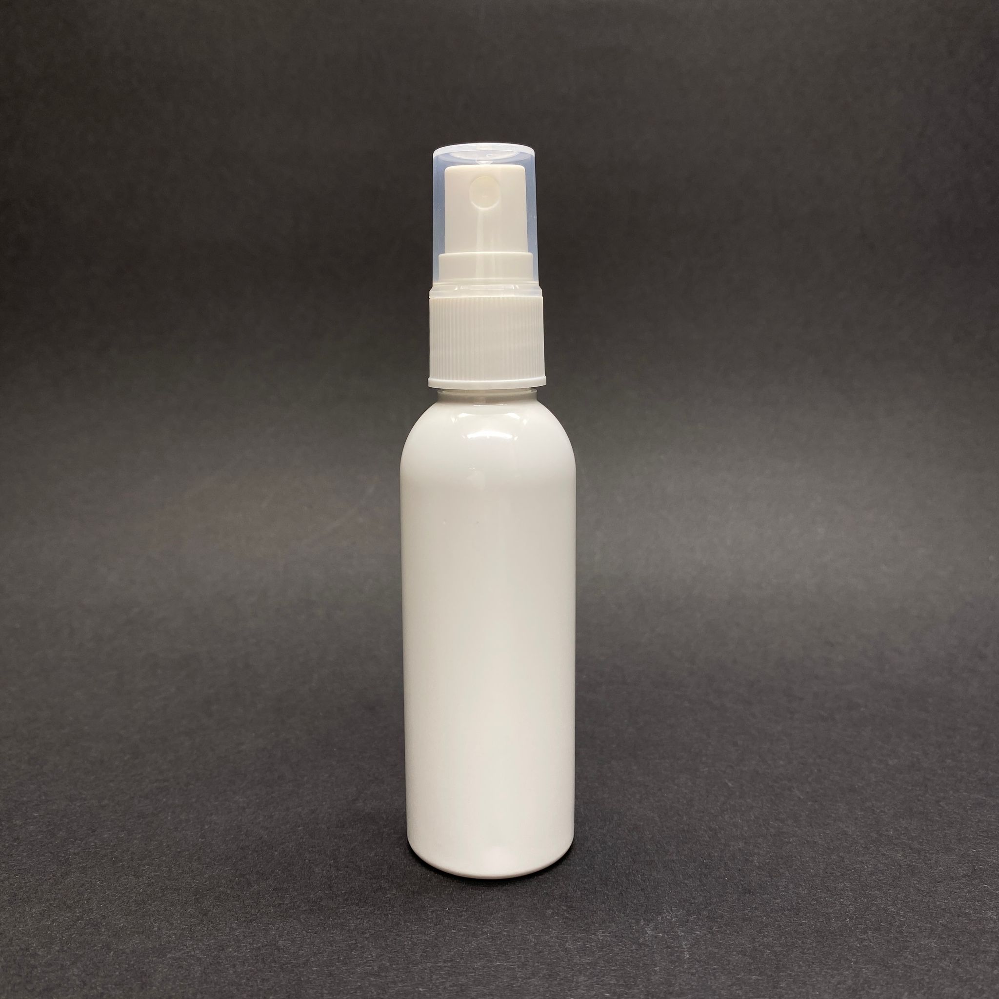 50 Cc Beyaz Silindir Uzun Model Pet Şişe - Beyaz Spreyli - 50 Ml Sert Plastik Şişe