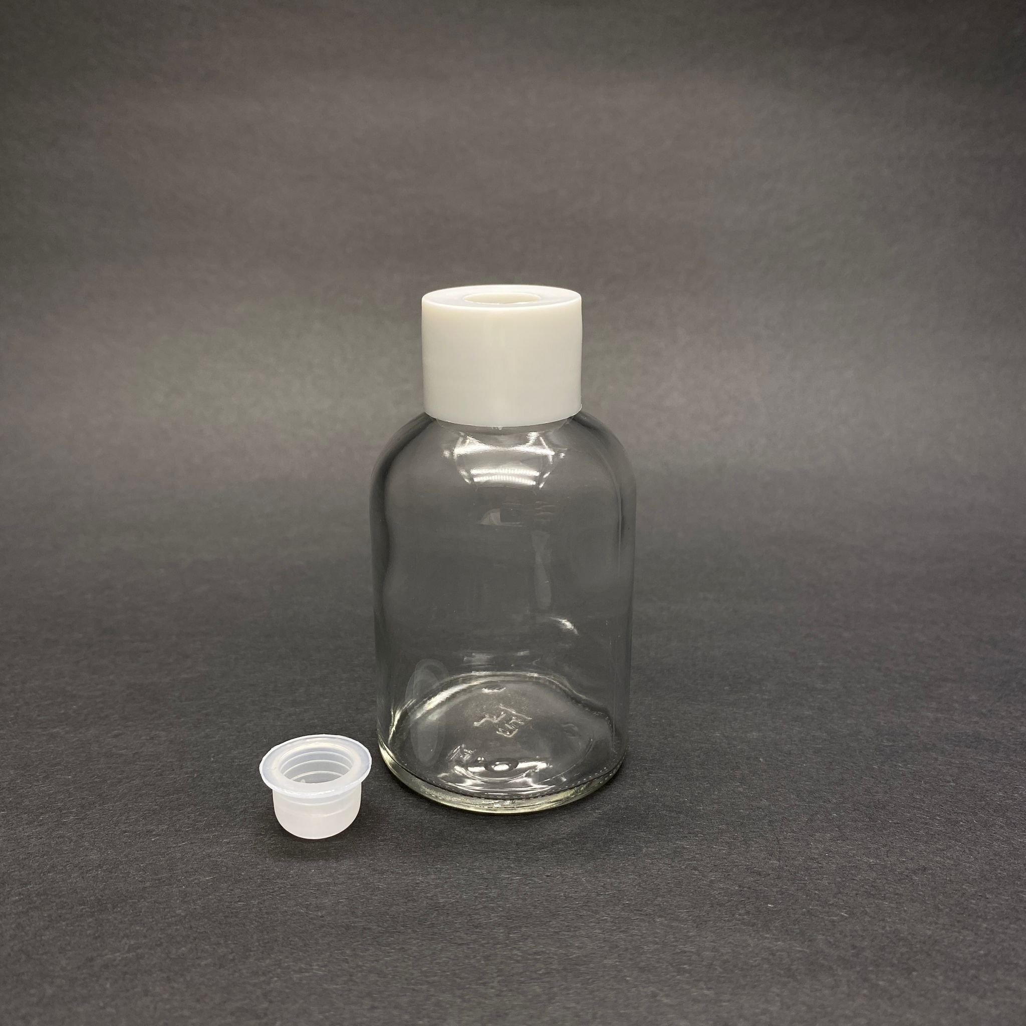 50 Cc Cam Bambu Oda Kokusu Şişesi - 50 Ml Çubuklu Bambu Oda Kokusu Şişesi - Difüzör Şişe- Cam Şişe + Beyaz Plastik Kapak + Plastik Tıpa