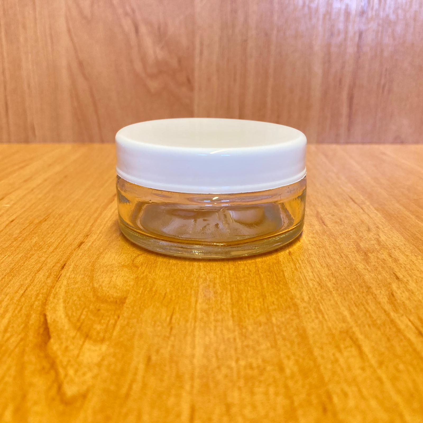 50 Cc Cam Krem Kavanozu - Beyaz Plastik Kapaklı - 50 Ml Cam Paşabahçe Krem Kavanozu
