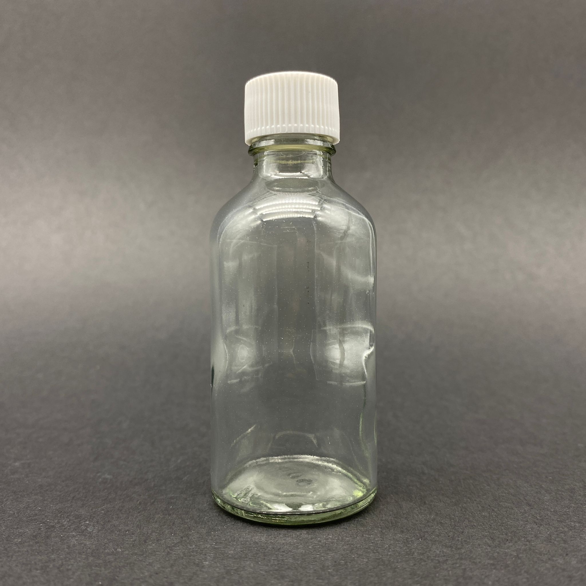 50 Cc Cam Şişe - Beyaz Kapaklı - 50 Ml Standart Cam Şişe