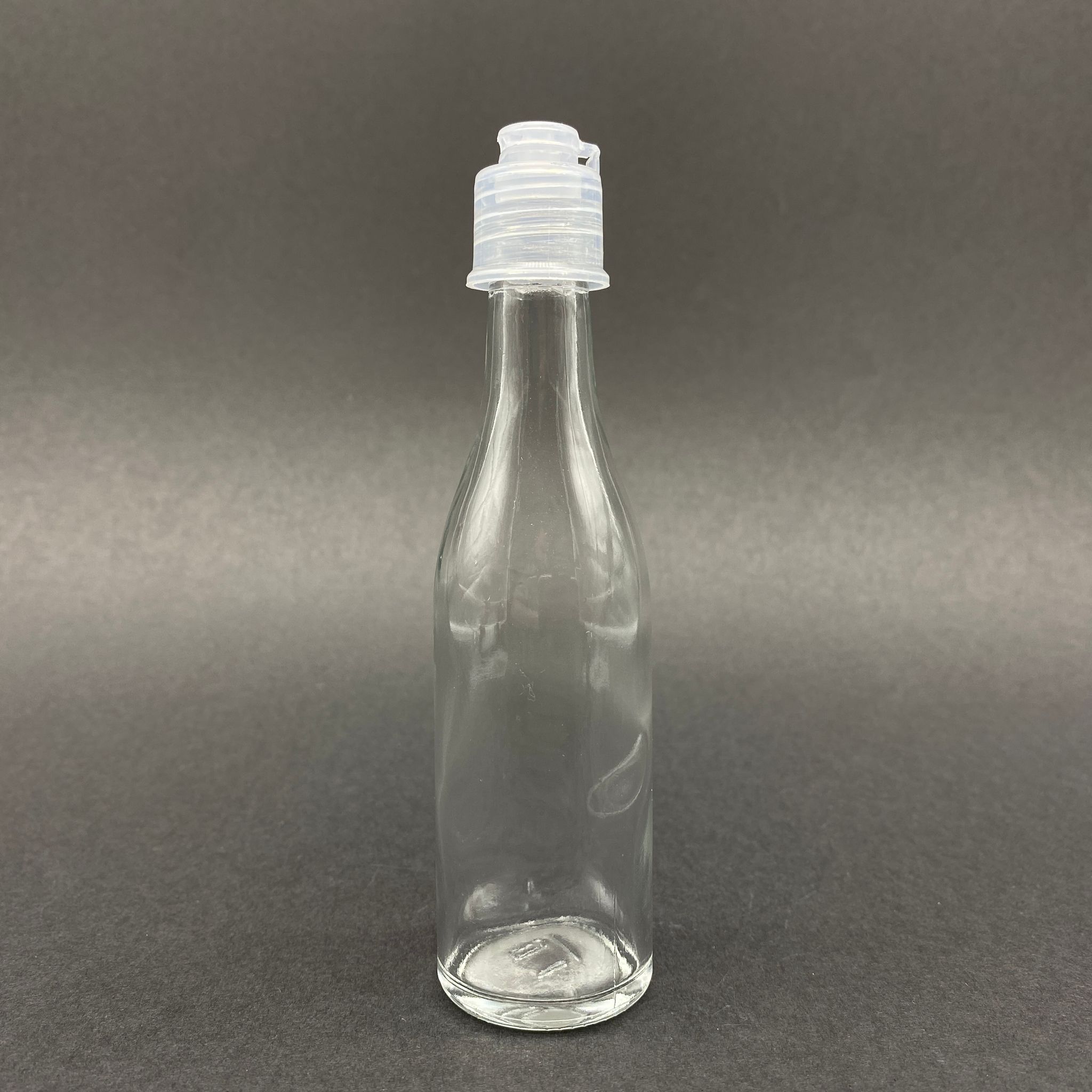 50 Cc Cam Sos Şişesi - Akıtıcılı Fliptop Kapaklı - 50 Ml Cam Acı Sos Şişesi