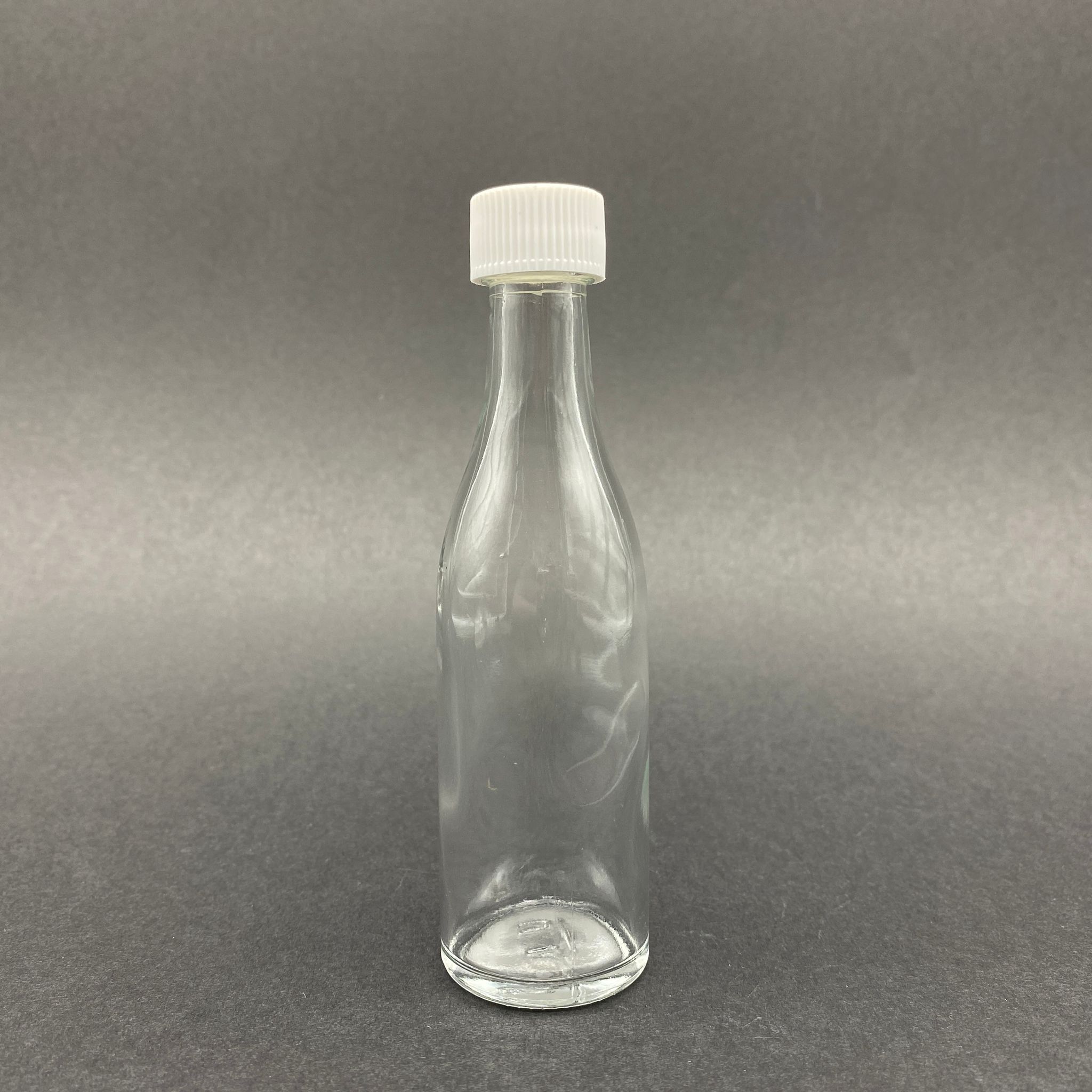 50 Cc Cam Sos Şişesi - Beyaz Kapaklı - 50 Ml Cam Acı Sos Şişesi