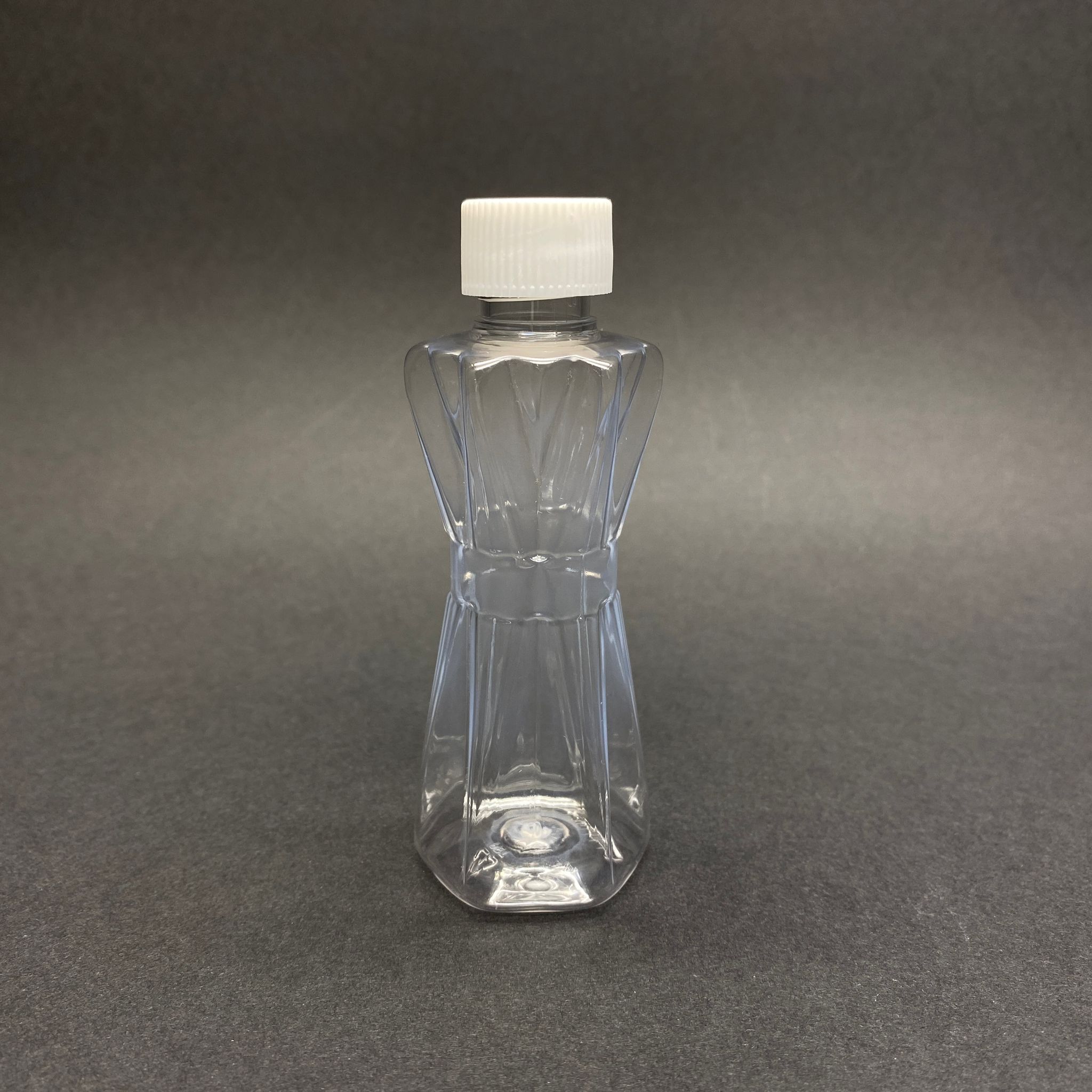 50 Cc Elmas Model Pet Kolonya Şişesi - Beyaz Contalı Kapaklı - 50 Ml Kolonya Şişesi
