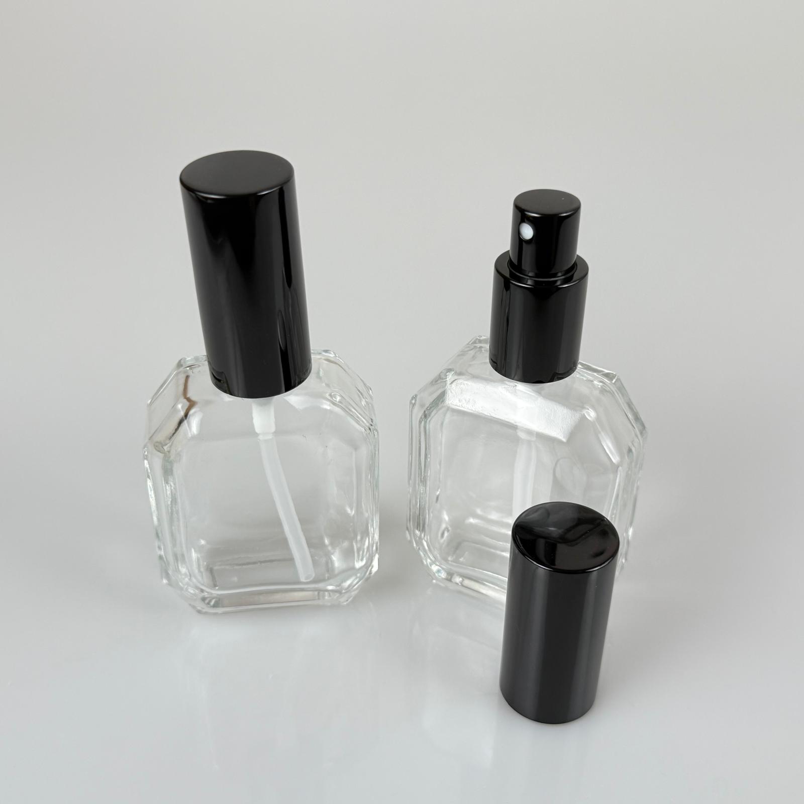 50 Cc Kazablanka Cam Şişe + Siyah Metal Sprey Fısfıs - 50 Ml Hediyelik Cam Kolonya Şişesi - Düğün, Nişan, Söz, Kına, Cenaze, Promosyon, Parfüm İçin Hediyelik Kolonya Şişeleri