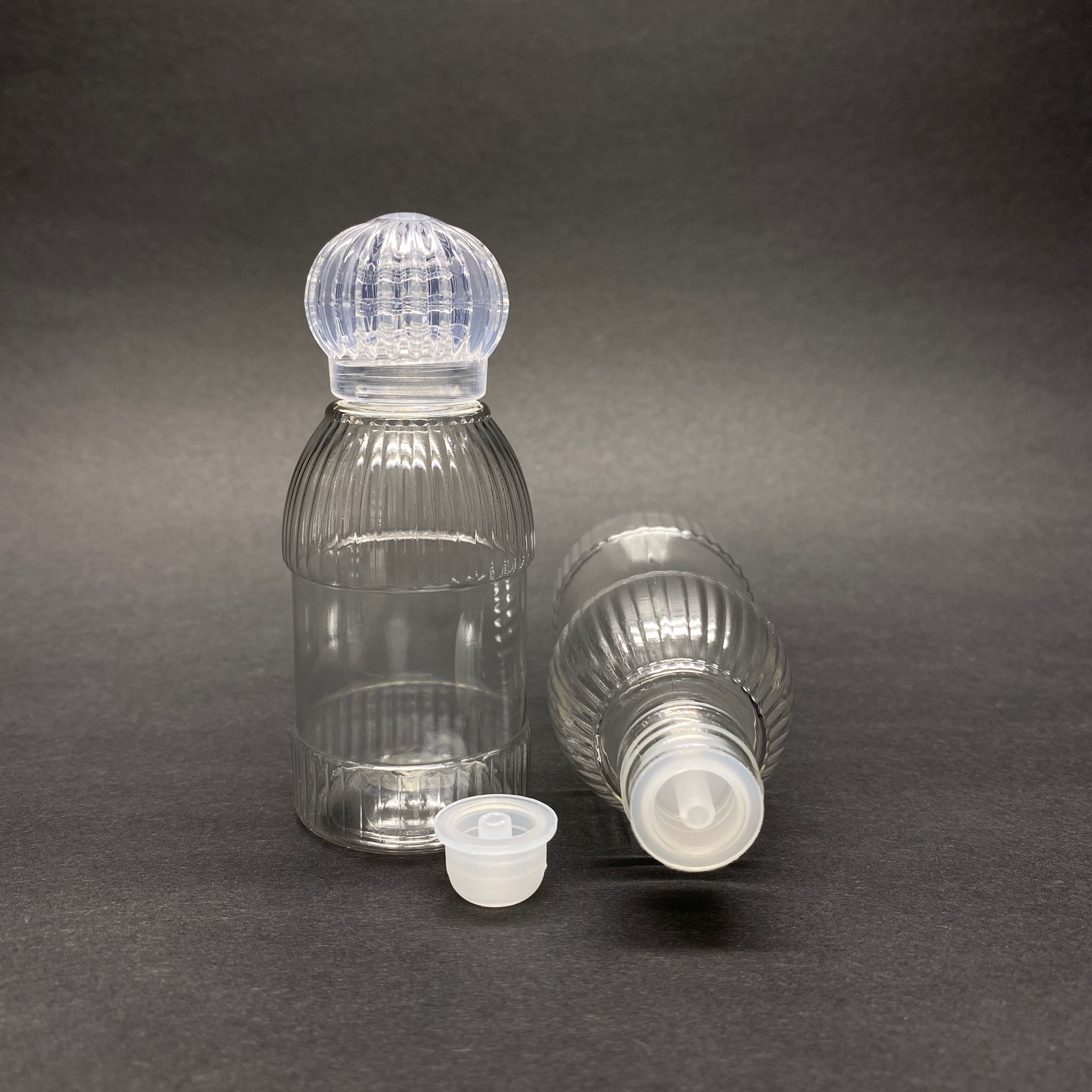 50 Cc Mandalina Model Pet Kolonya Şişesi - Kristal Kapaklı - Kolonya Tıpalı - 50 Ml Campet Kolonya Şişesi