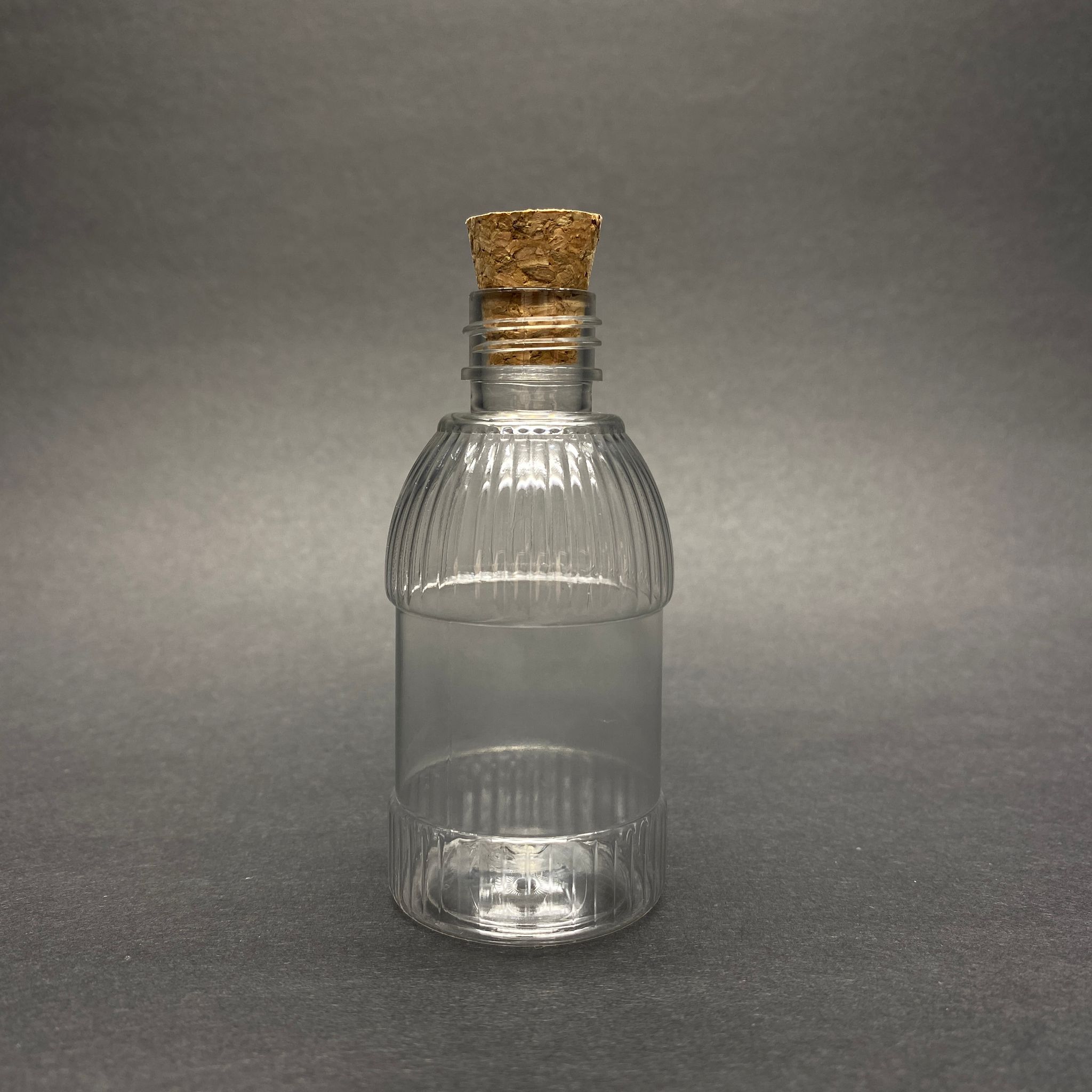 50 Cc Mandalina Model Pet Şişe - Mantar Tıpalı  -  50 Ml Mantar Tıpalı Pet Şişe