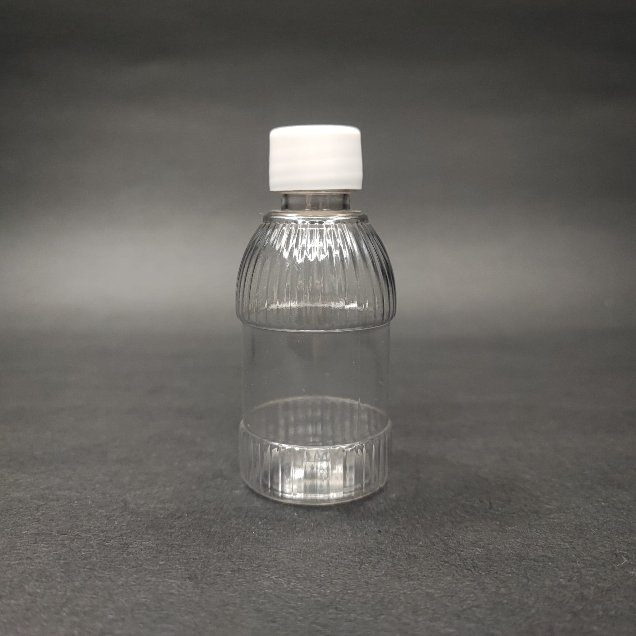 50 Cc Mandalina Model Plastik Şişe + Kendinden Contalı Sızdırmaz Beyaz Kapak - 50 Ml Kapaklı Pet Şişe