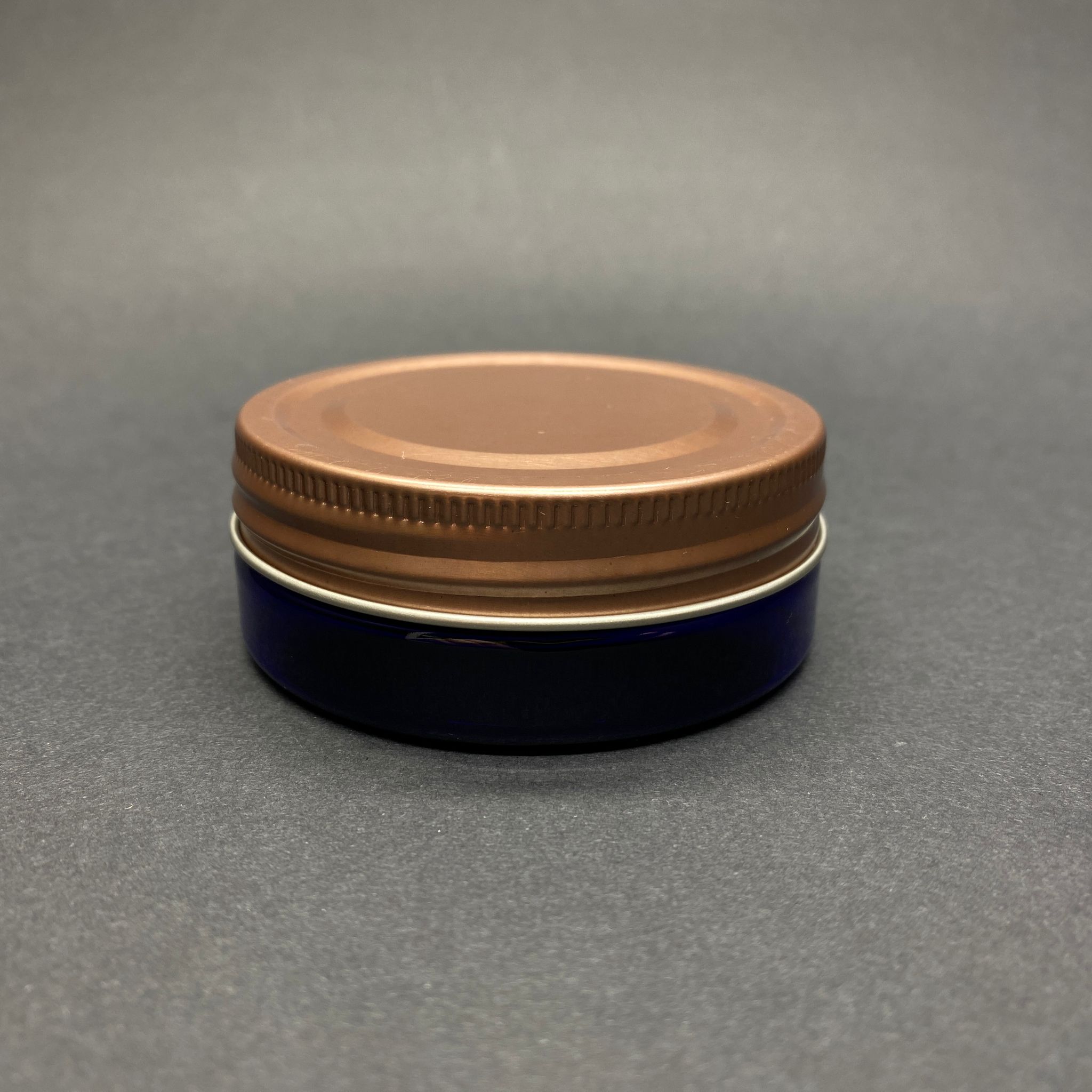 50 Cc Mavi Sert Plastik Kavanoz - Bronz Metal Kapaklı - 50 Ml Metal Kapaklı Plastik Kavanoz - Kozmetik Kavanoz, Gıda Kavanozu Ve Krem Kavanozu Olarak Kullanabilirsiniz