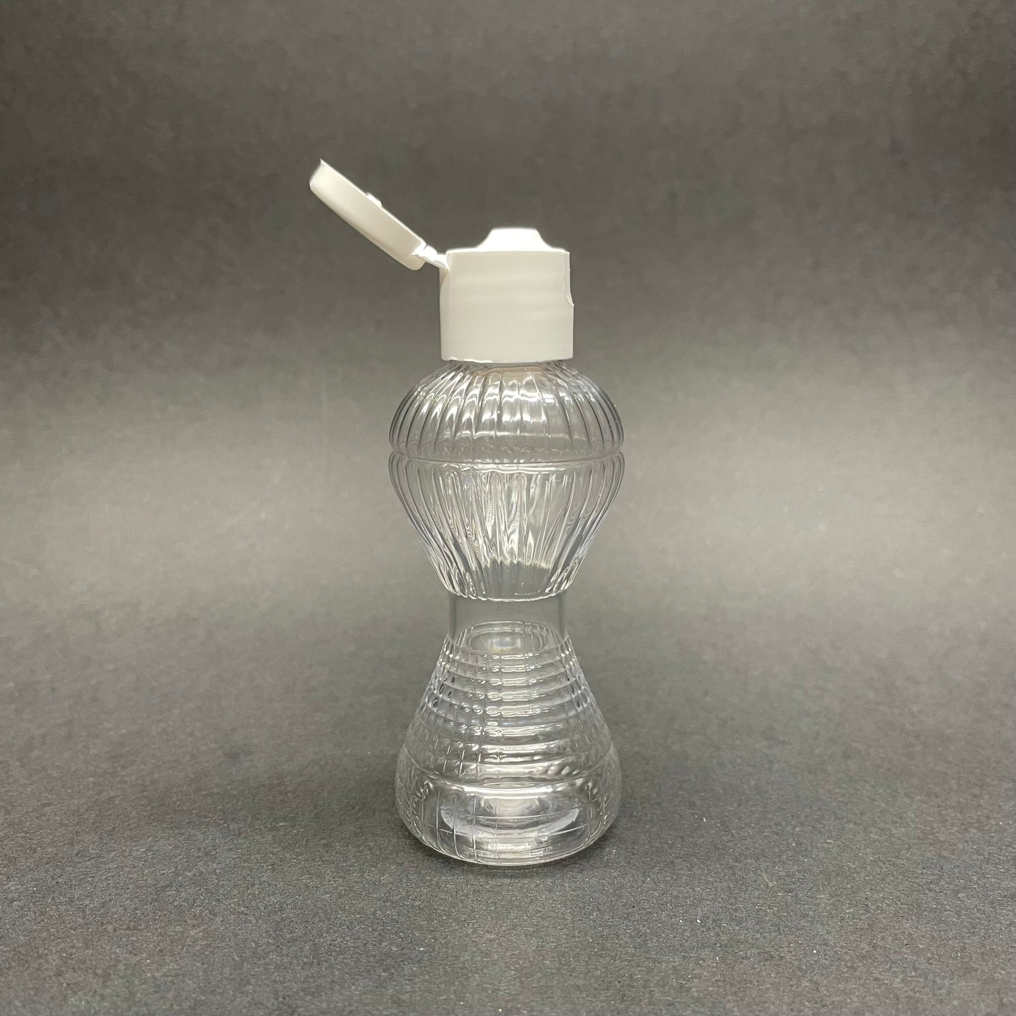 50 Cc Mini Pırlanta Kolonya Şişesi - Beyaz Fliptop Kapaklı - 50 Ml Akıtıcılı Campet Plastik Kolonya Şişesi