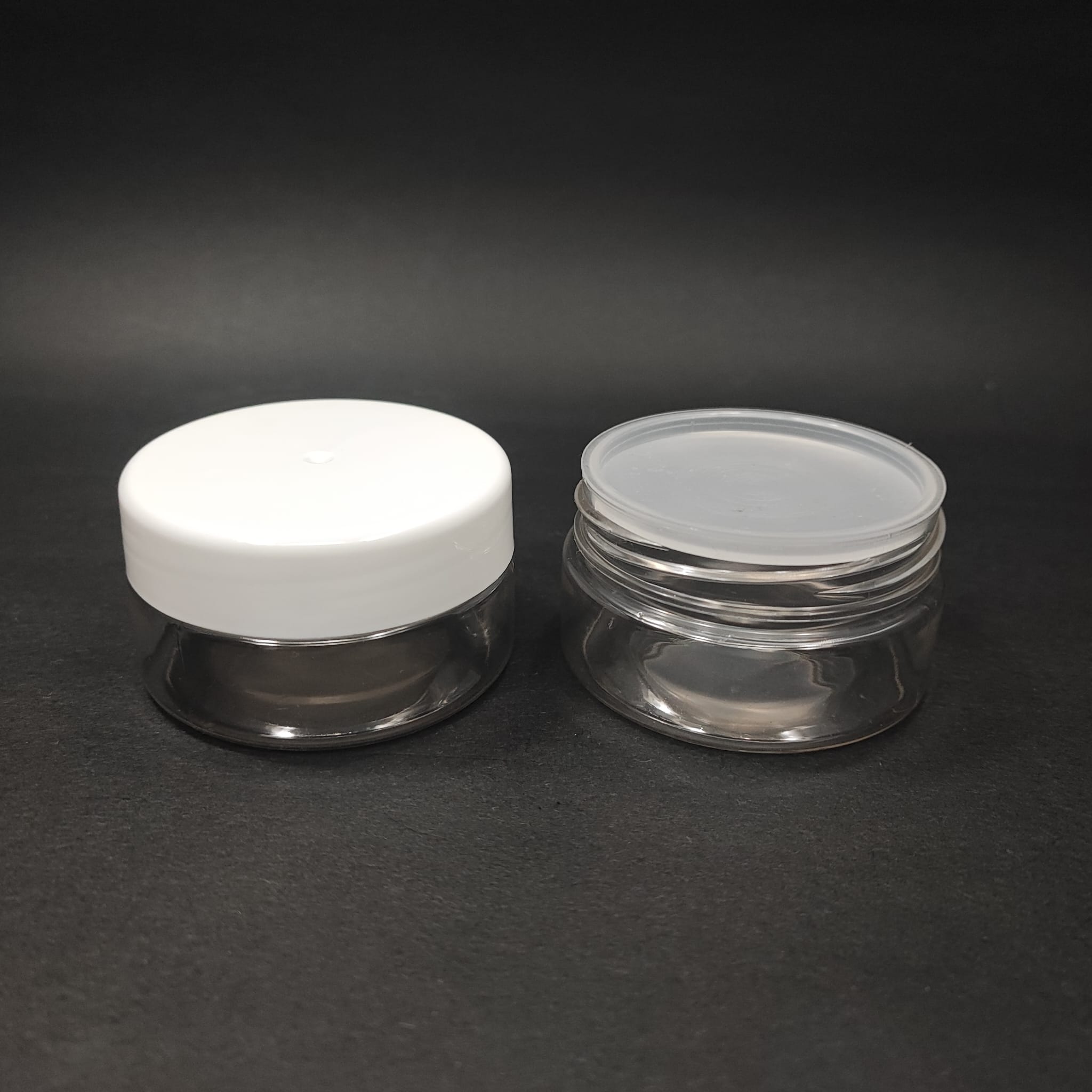 50 Cc Pet Kavanoz- Beyaz Kapaklı + İç Tıpalı - 50 Ml Plastik Kavanoz - Krem Kavanozu