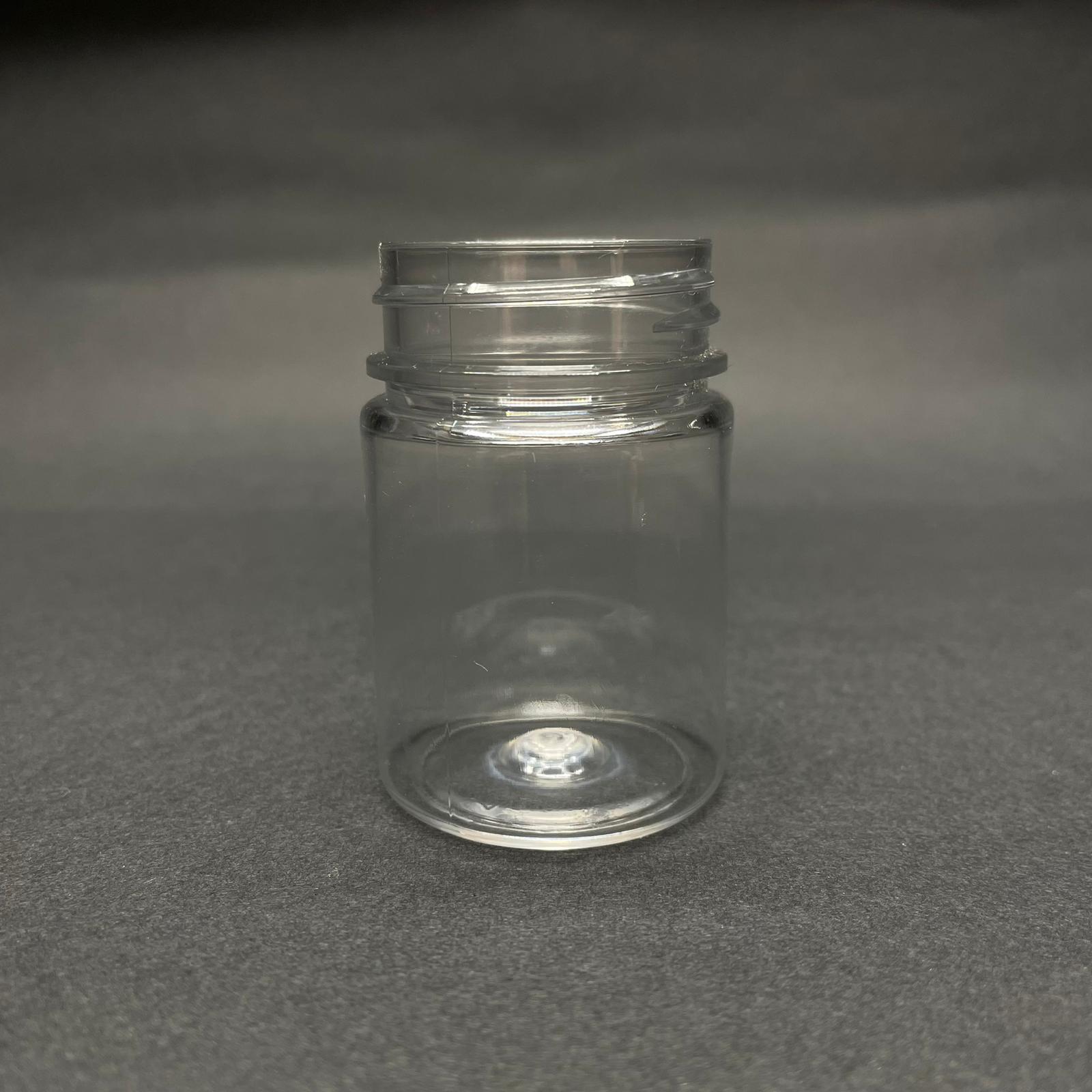 50 Cc Pet Şişe Geniş Ağızlı Kapaksız (38 Ağız) - 50 Ml Plastik Numune Kavanozu