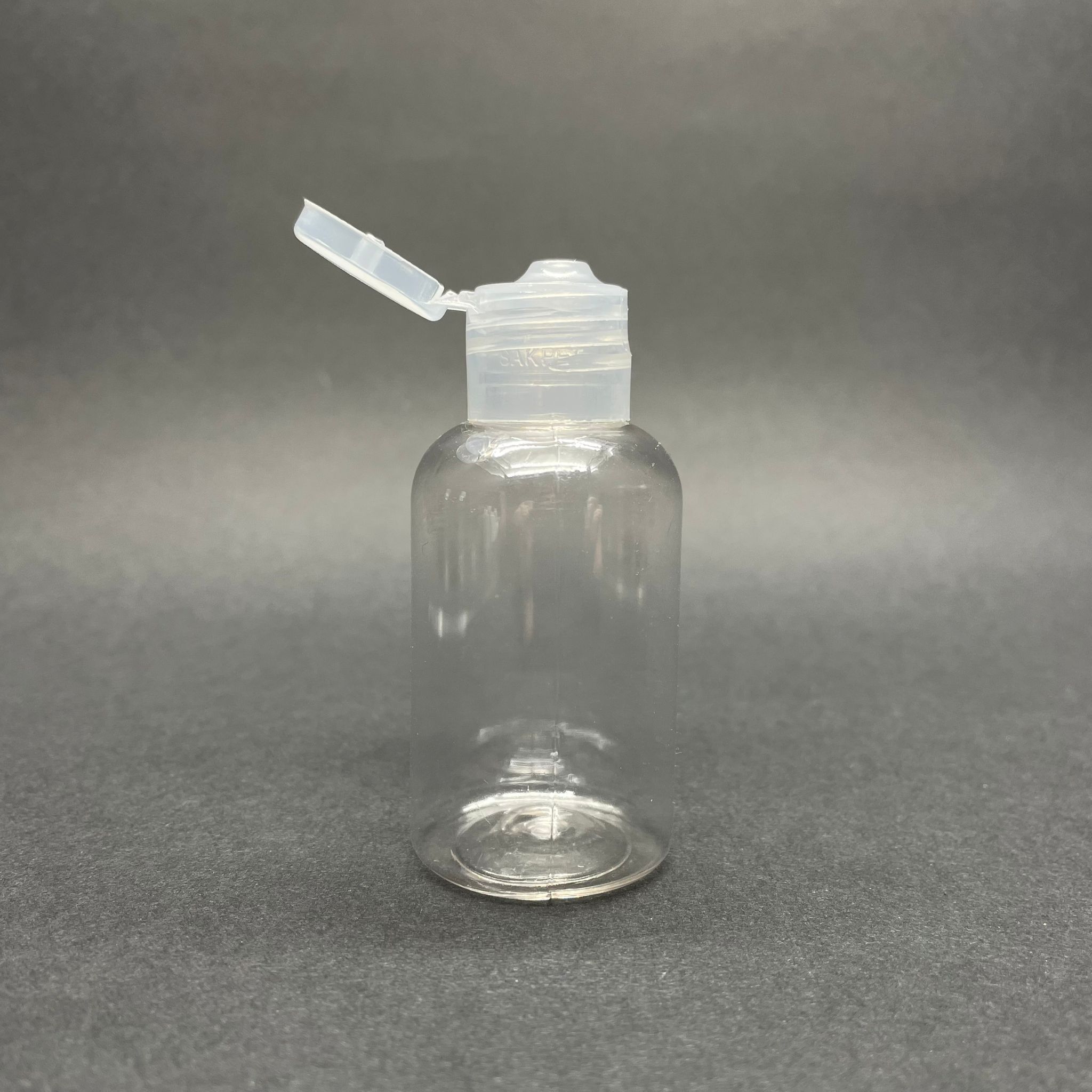 50 Cc Pet Şişe - Şeffaf Fliptop Kapaklı  - 50 Ml Açılır Kapanır Akıtıcılı Kapaklı Pet Şişe
