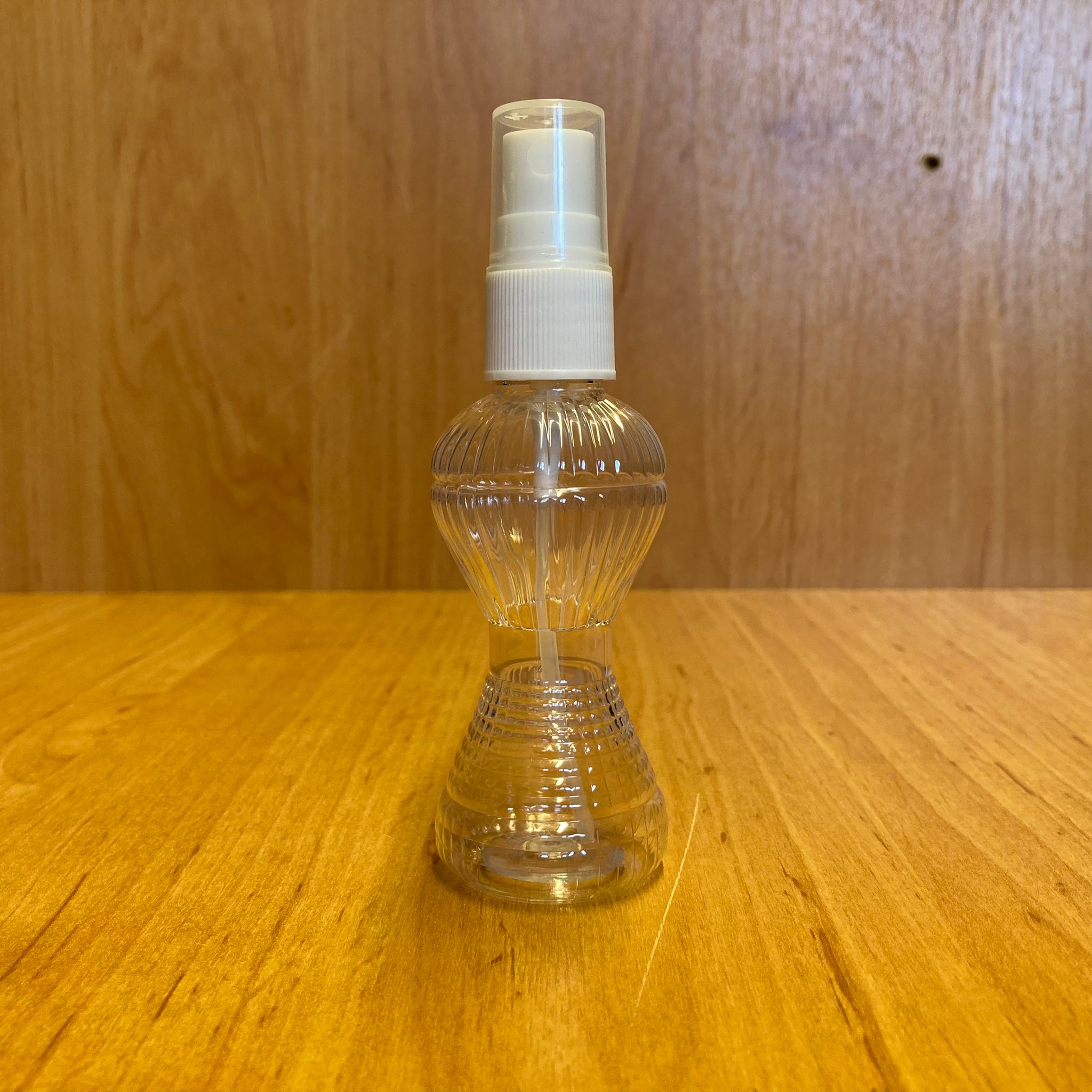 50 Cc Pırlanta Campet Şişe - Beyaz Spreyli Takım - 50 Ml Spreyli Kolonya Şişesi