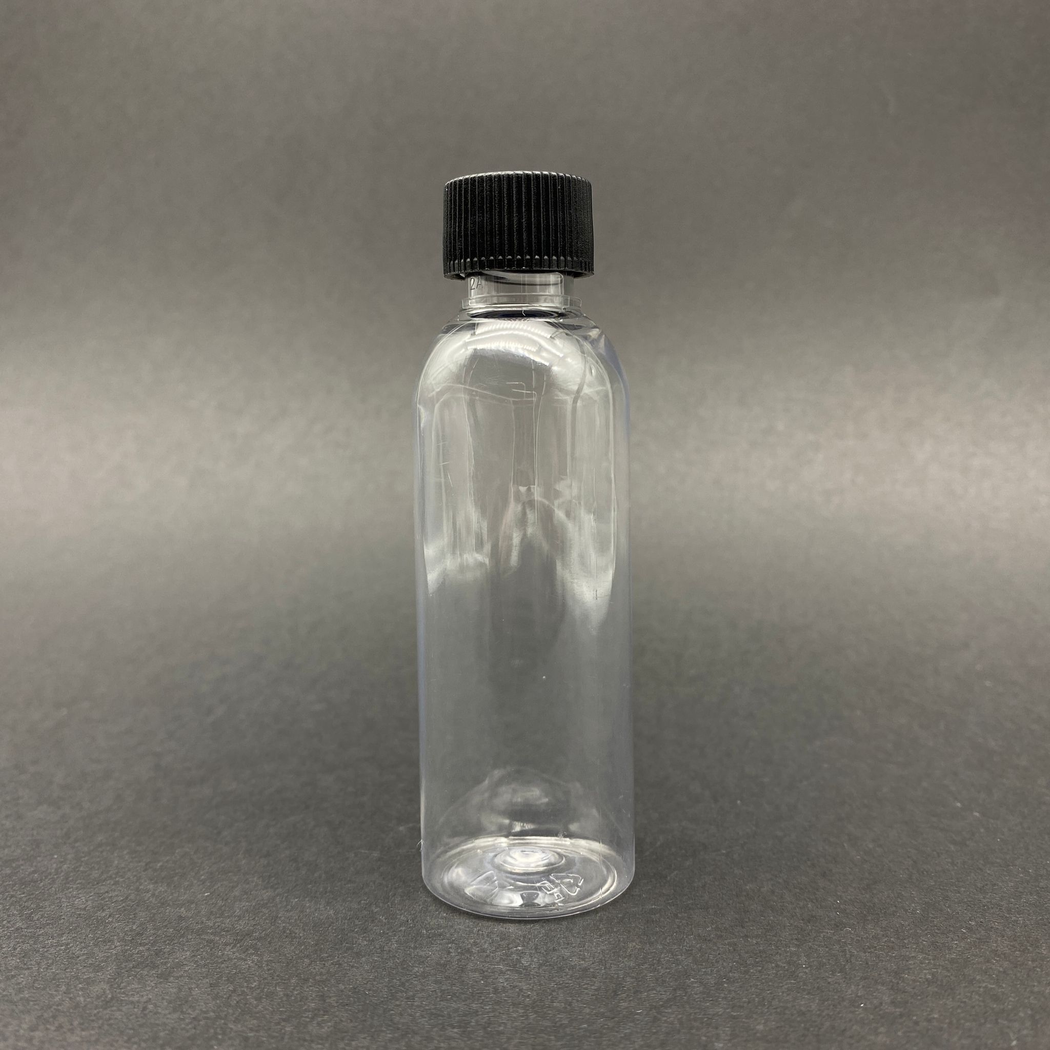 50 Cc Plastik Şişe - Siyah Kapaklı - 50 Ml Kapaklı Pet Şişe