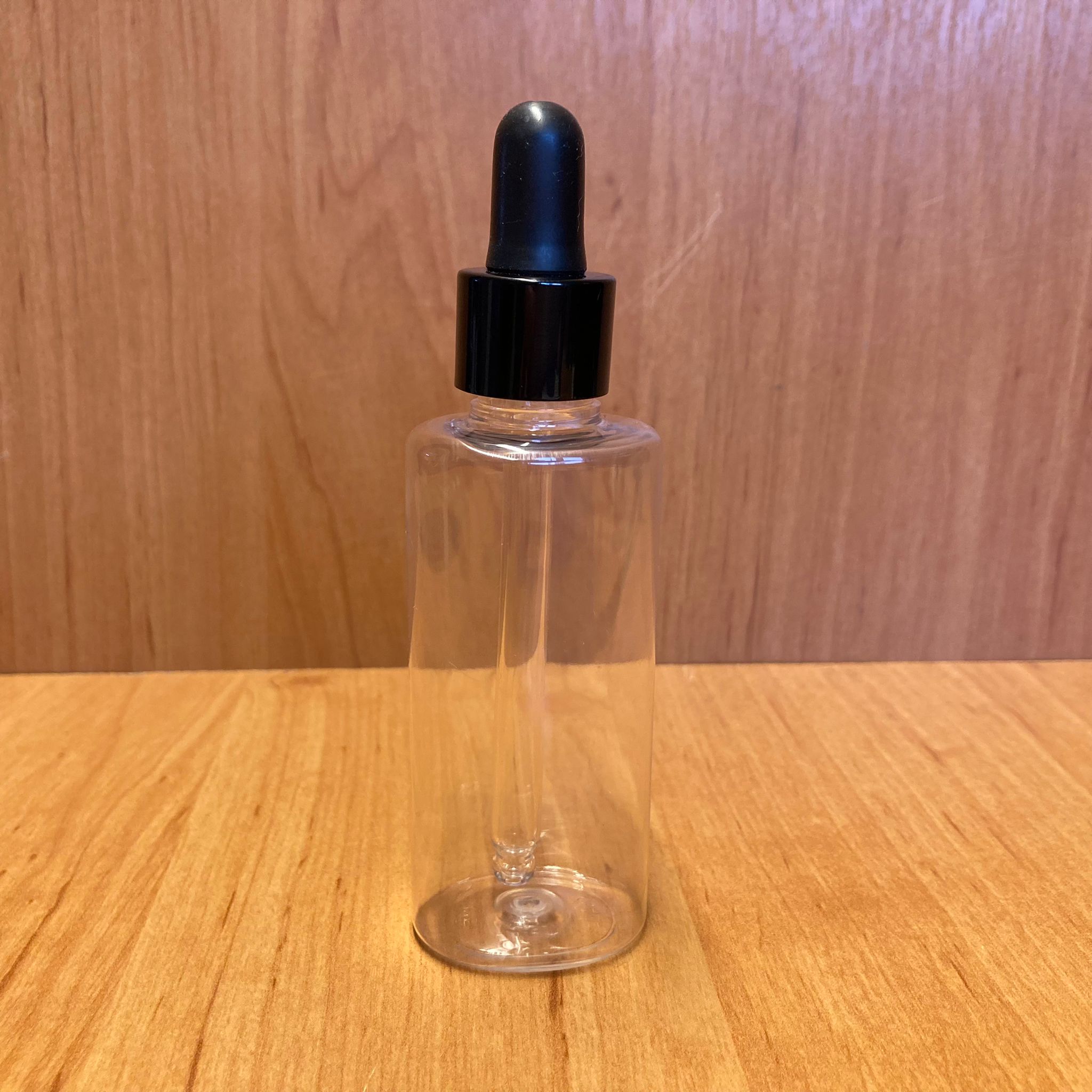 50 Cc Rebul Model Plastik Cam Damlalıklı Şişe - Siyah Emzik - Siyah Metalik Kapak - 50 Ml Plastik Cam Damlalıklı Şişe