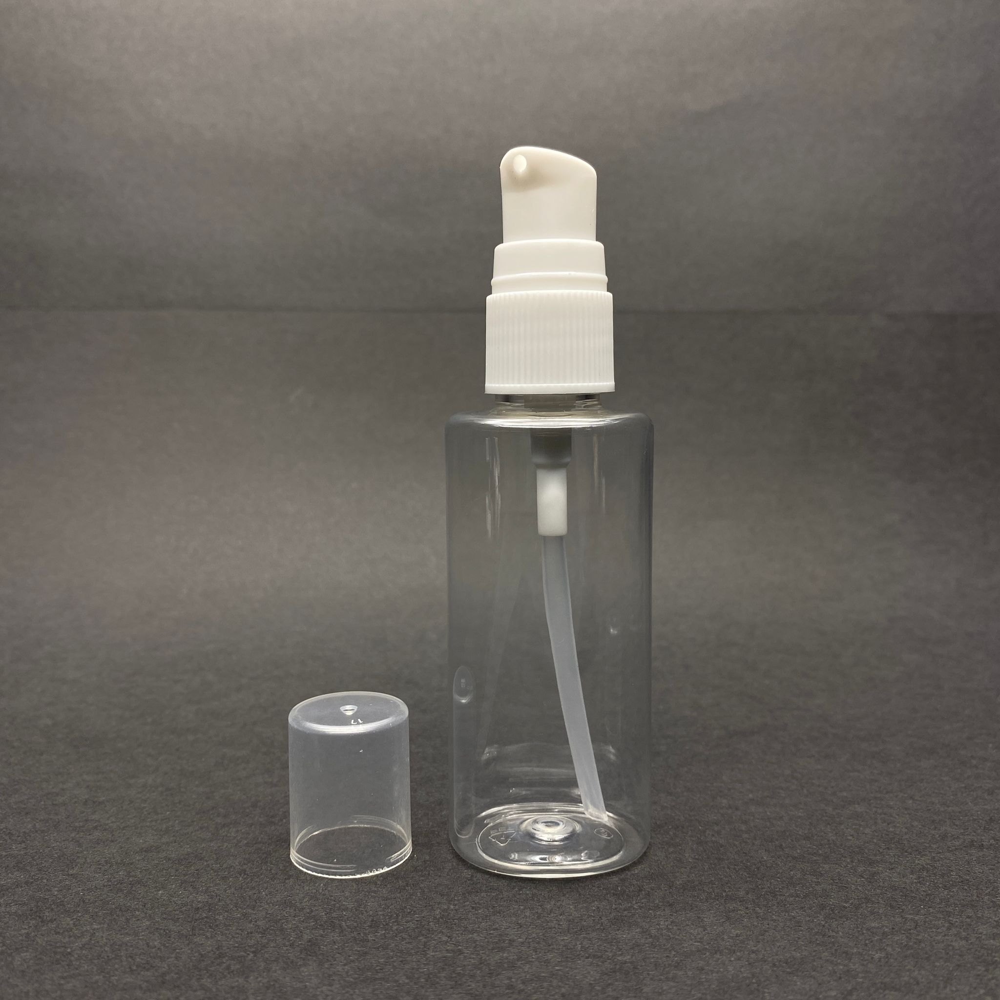 50 Cc Rebul Model Yassı Şişe - Beyaz Losyon Pompalı - 50 Ml Yassı Plastik Pompalı Şişe (Yoğun Kıvamlı Sıvılarda Ve Kremlerde Kullanılır)
